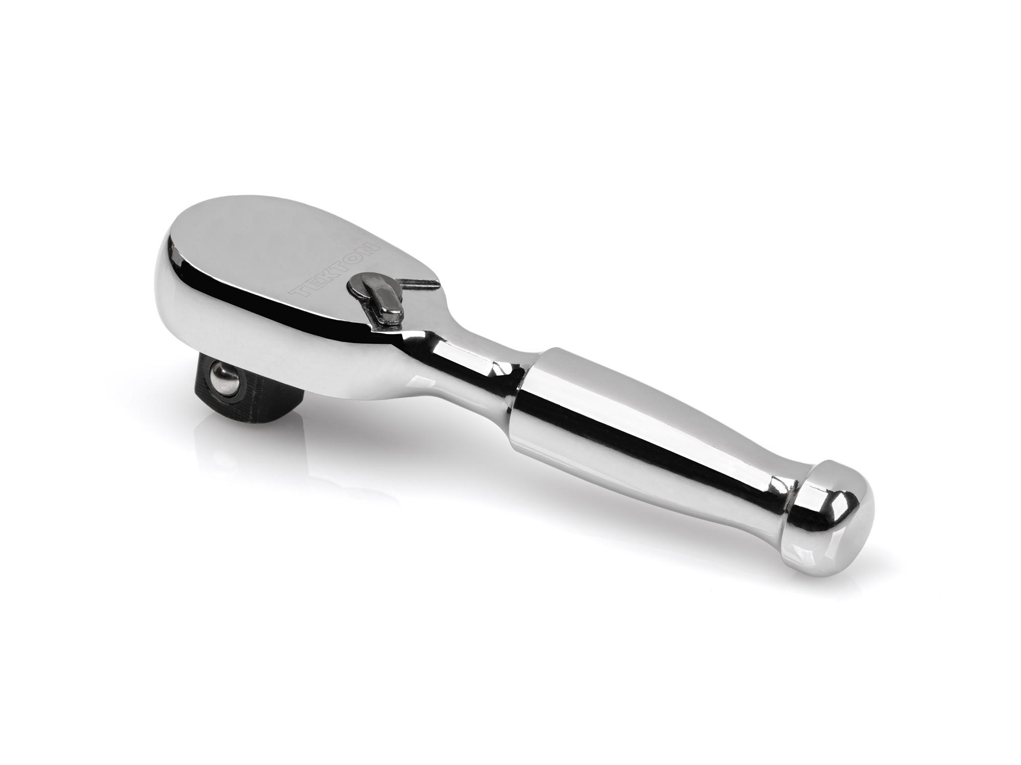 Back angle view of Tekton 3 inch ratchet. Item #SRH01503