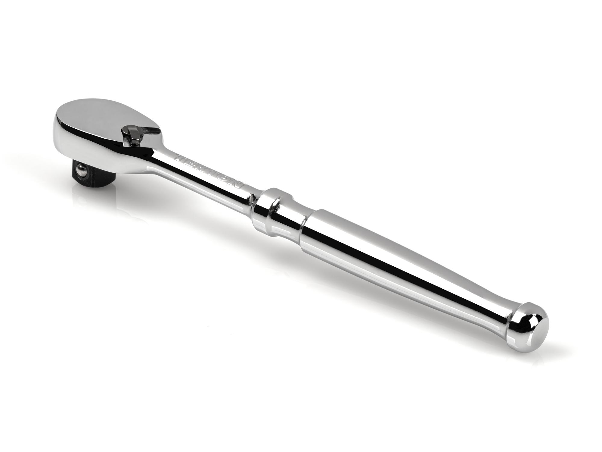 Back angle view of Tekton 6 inch ratchet. Item #SRH01506