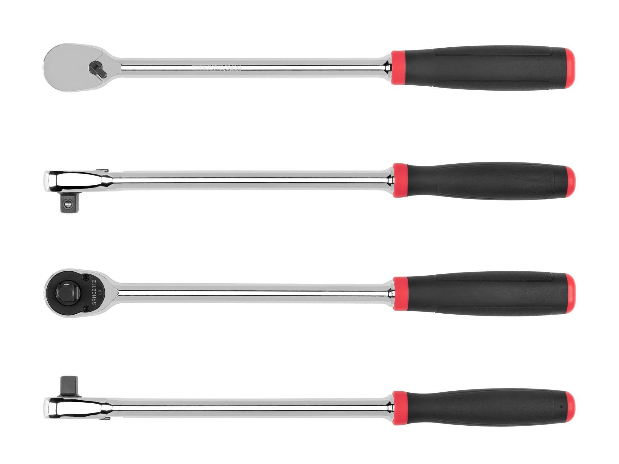 Side view of Tekton 12 inch ratchet. Item #SRH02112