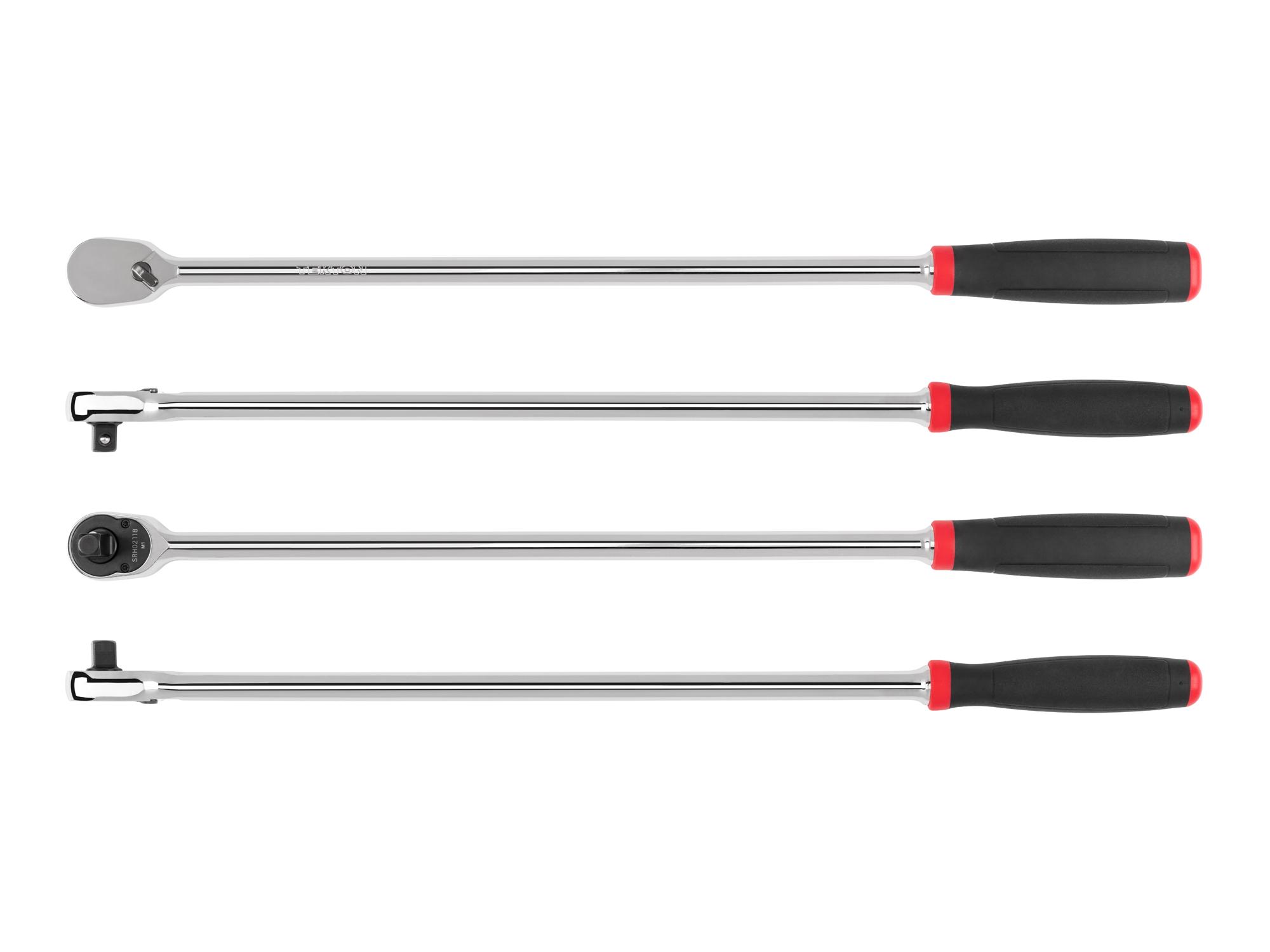 Side view of Tekton 18 inch ratchet. Item #SRH02118