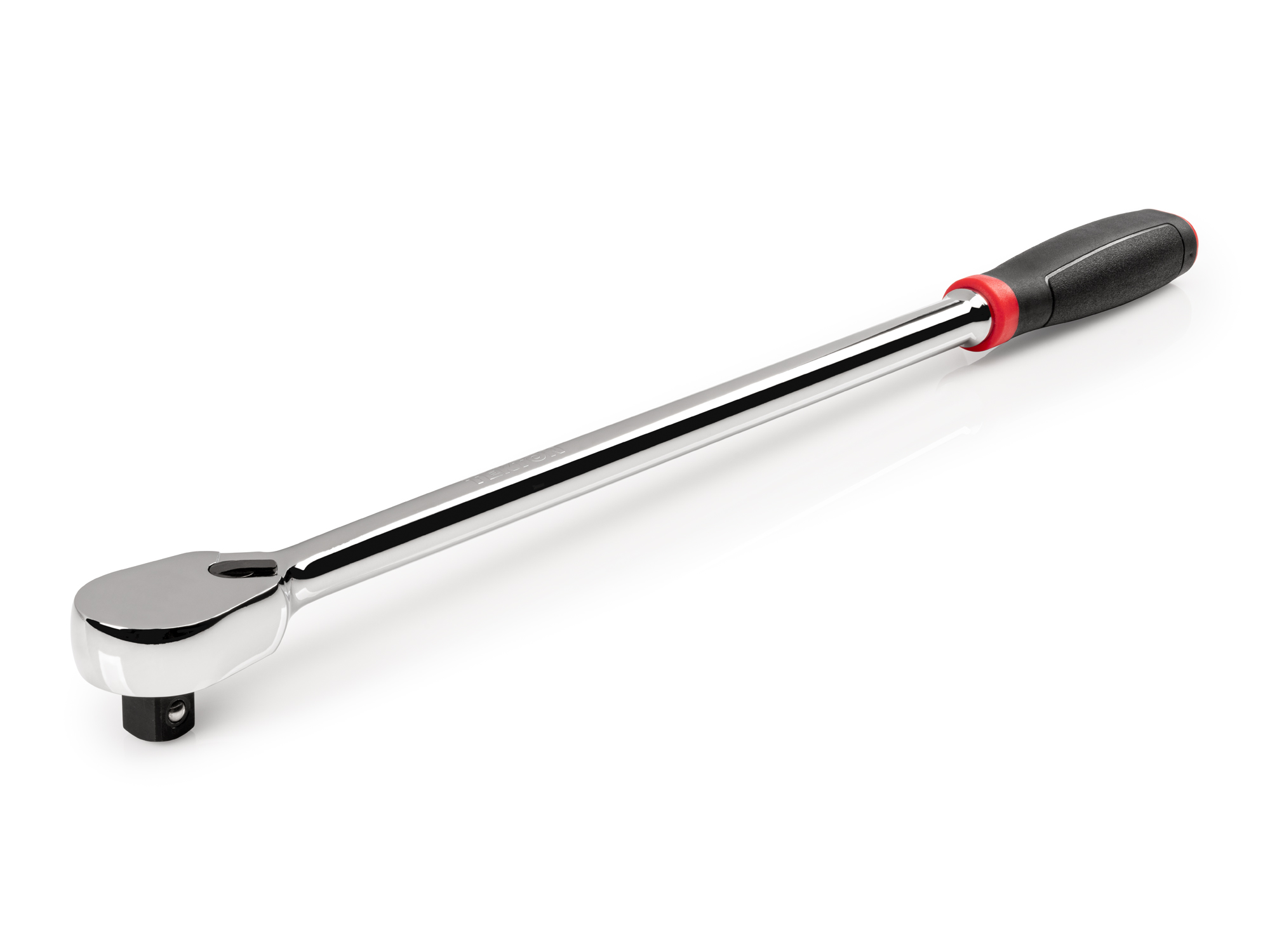 Classic non-quick-release ratchet with a 90-tooth gear and 4-degree swing. Ultra-compact head and comfort grip handle. SRH02218.