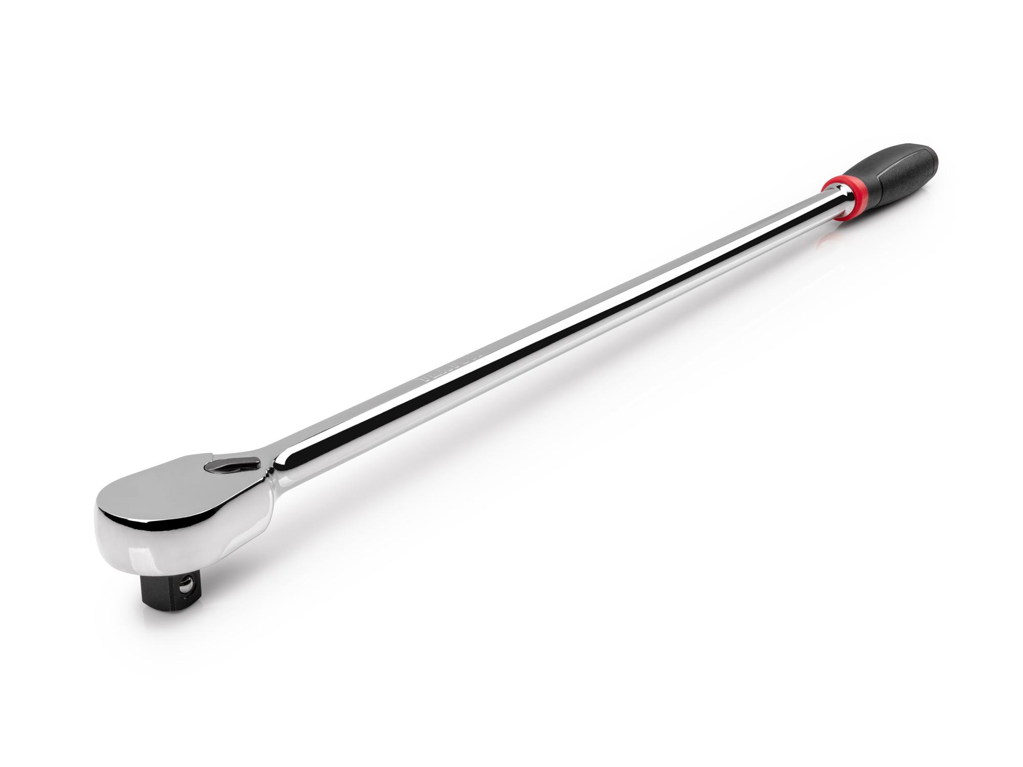 Front-right angle view of Tekton 24 inch ratchet. Item #SRH02224