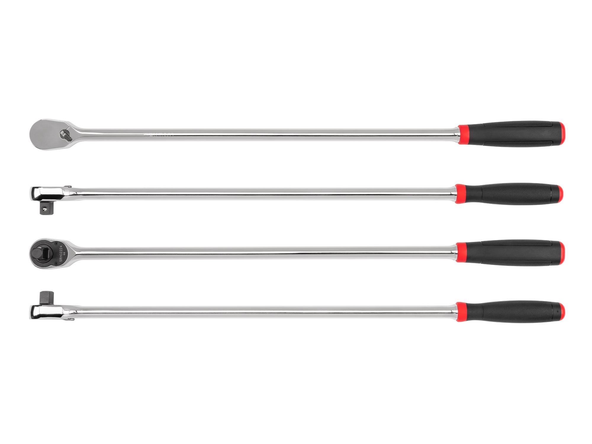 Side view of Tekton 24 inch ratchet. Item #SRH02224