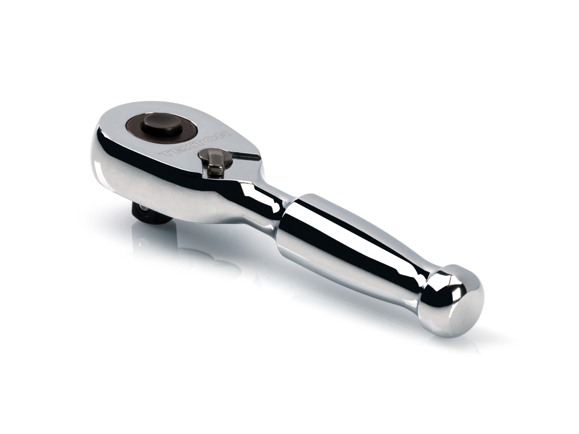 Quick-release ratchet with 90-tooth gear and 4-degree swing. Ultra-compact head and sleek, comfortable handle. SRH11003.