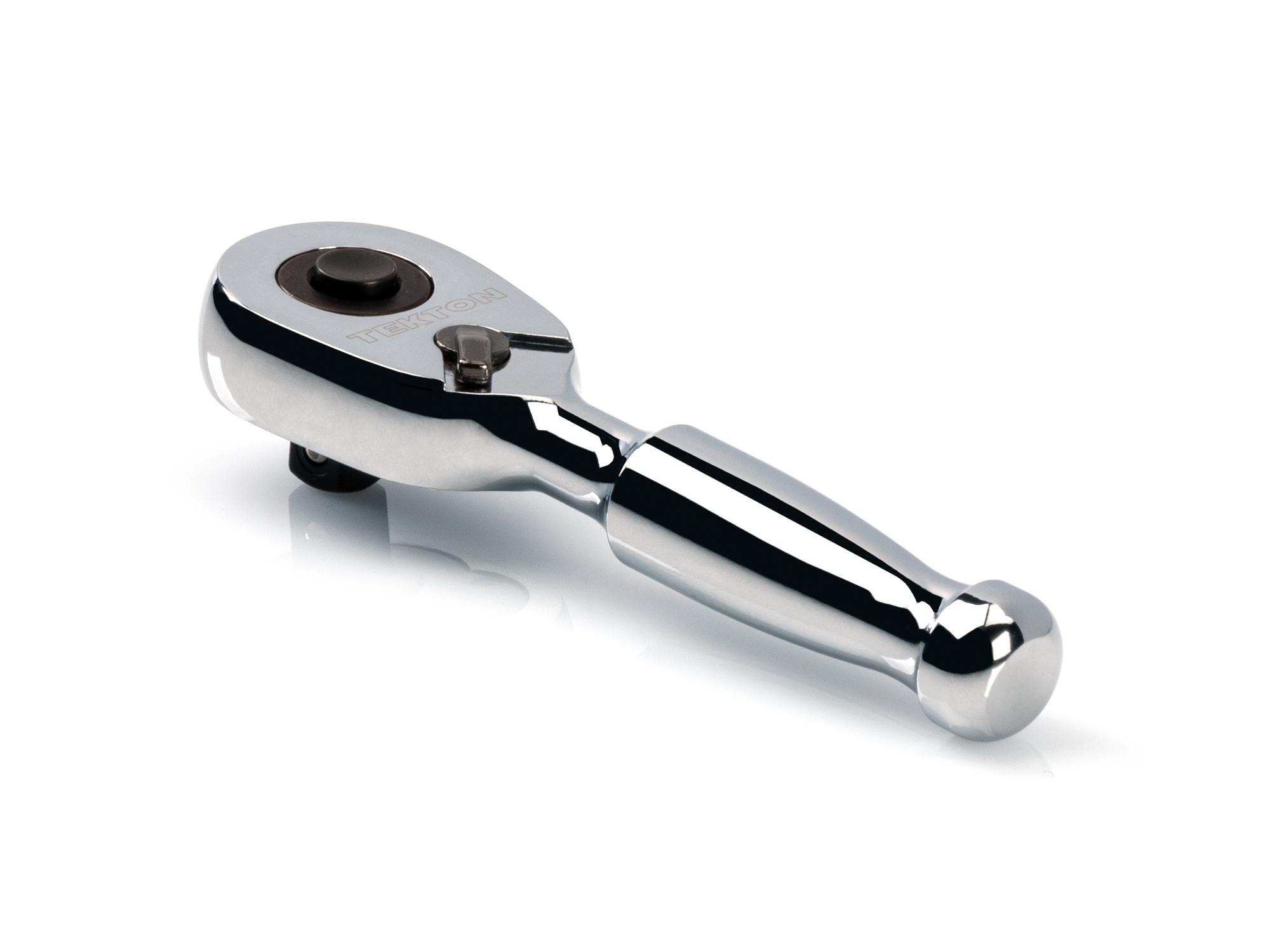 Back angle view of Tekton 3 inch ratchet. Item #SRH11003