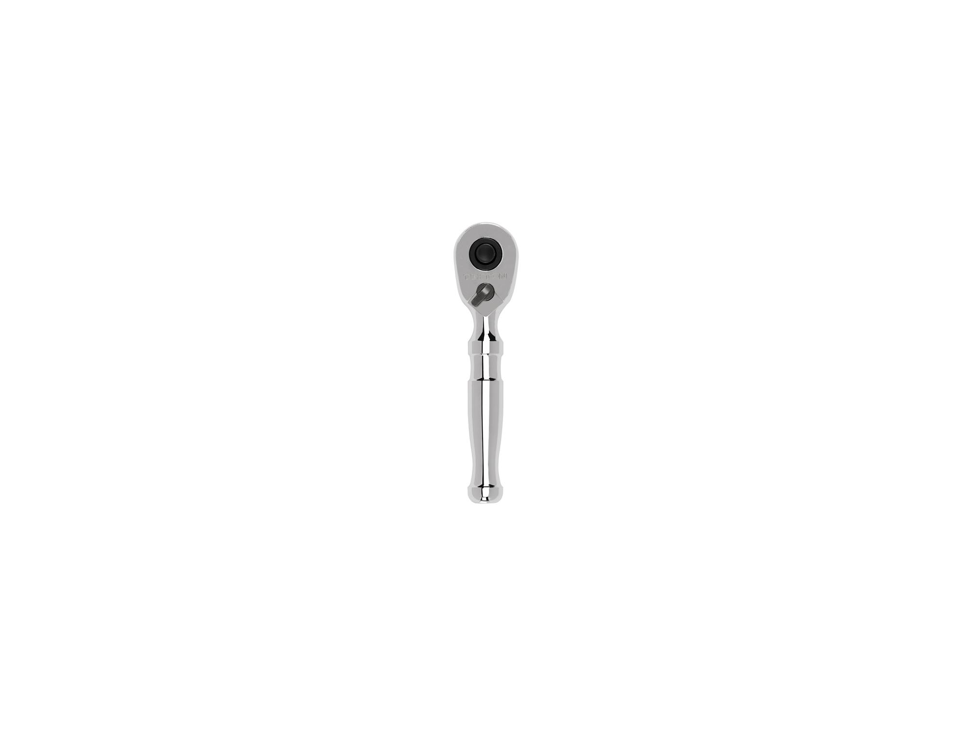 Front view of Tekton 4 1/2 inch ratchet. Item #SRH11104