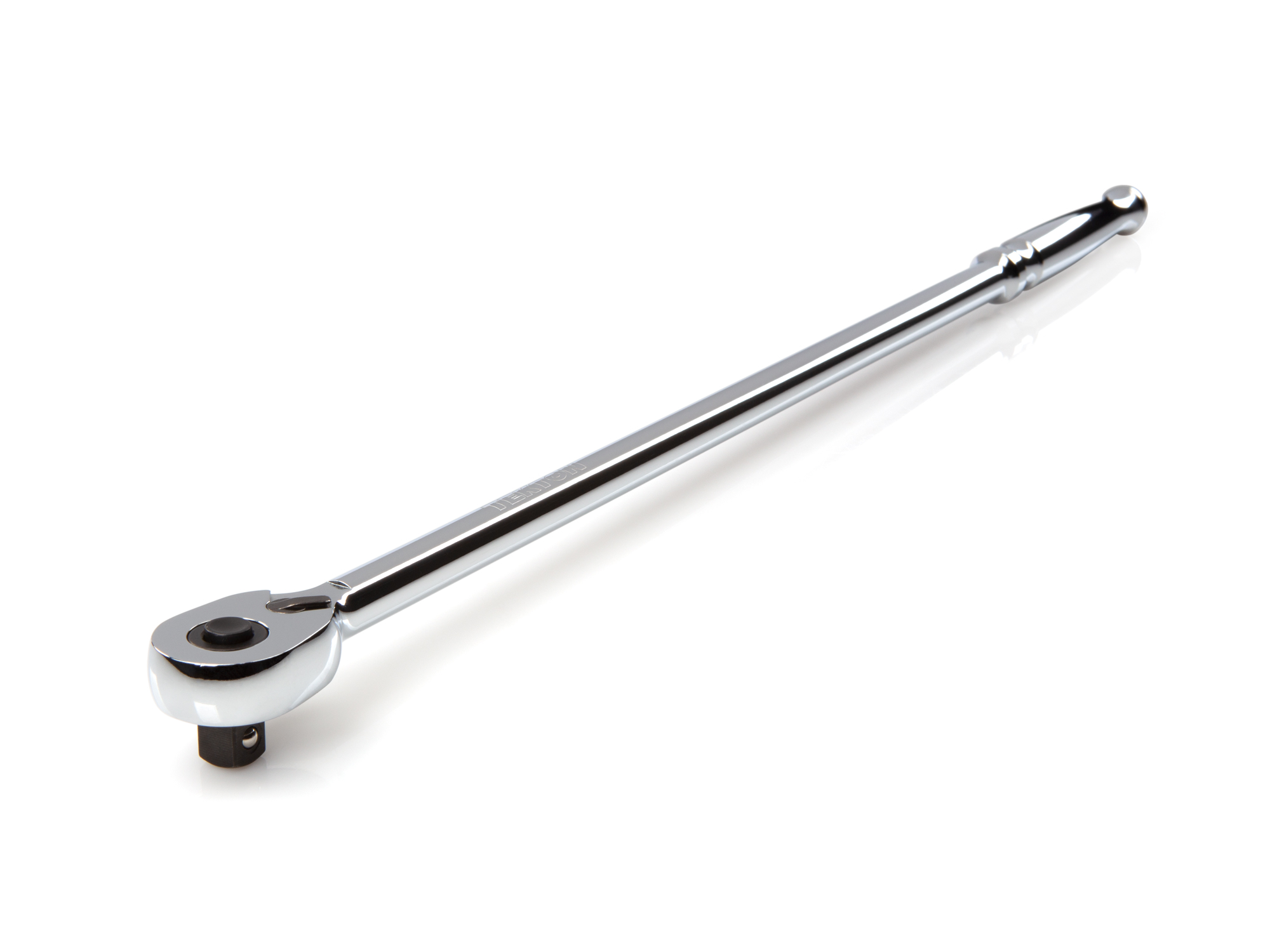 Quick-release ratchet with 90-tooth gear and 4-degree swing. Ultra-compact head and sleek, comfortable handle. SRH11118.