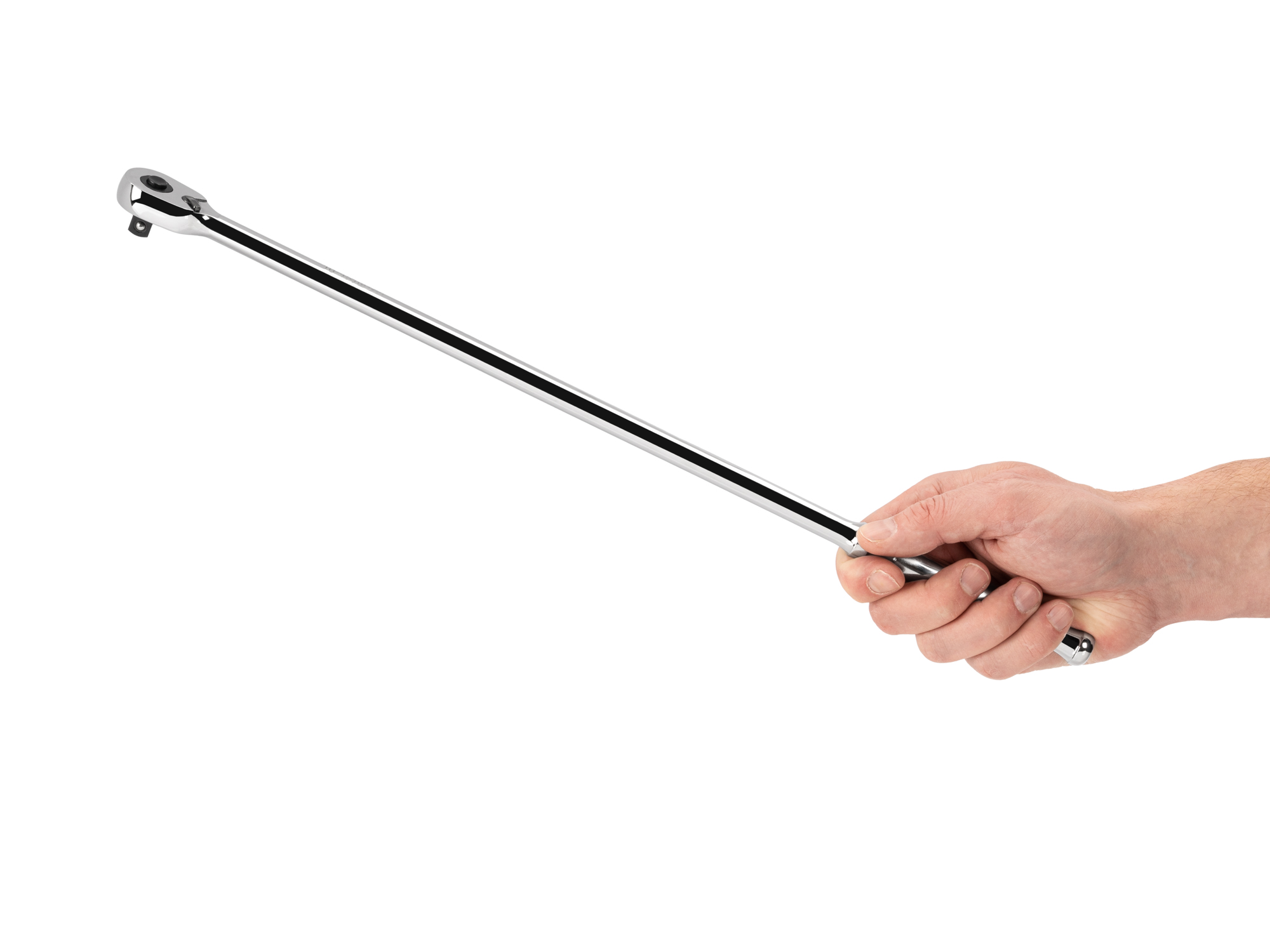 3/8 Inch Drive x 18 Inch Quick-Release Extra-Long Ratchet | TEKTON