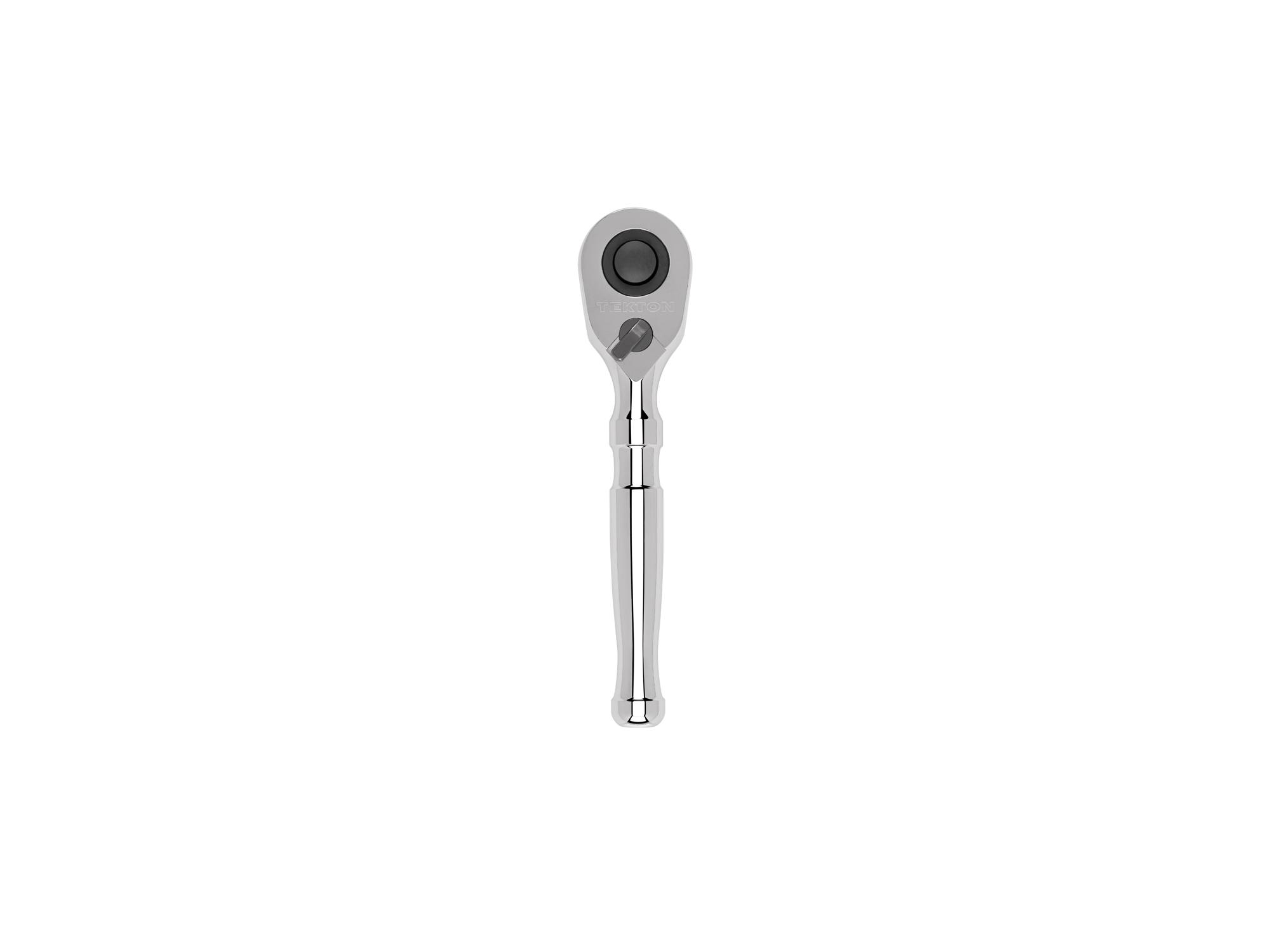 TEKTON 1/2 Inch Drive x 6 Inch Quick-Release Stubby Ratchet