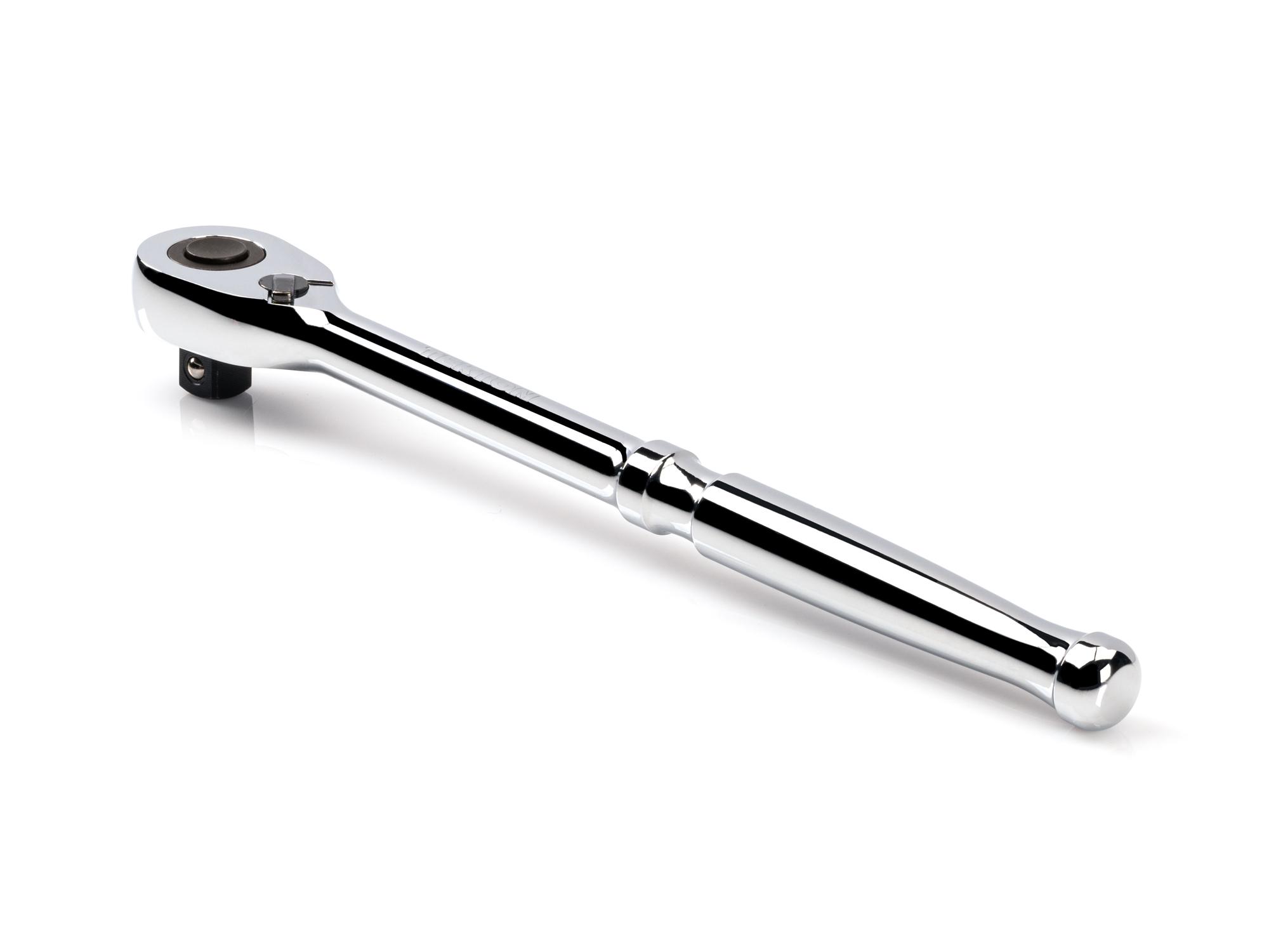 Back angle view of Tekton 10 1/2 inch ratchet. Item #SRH11210