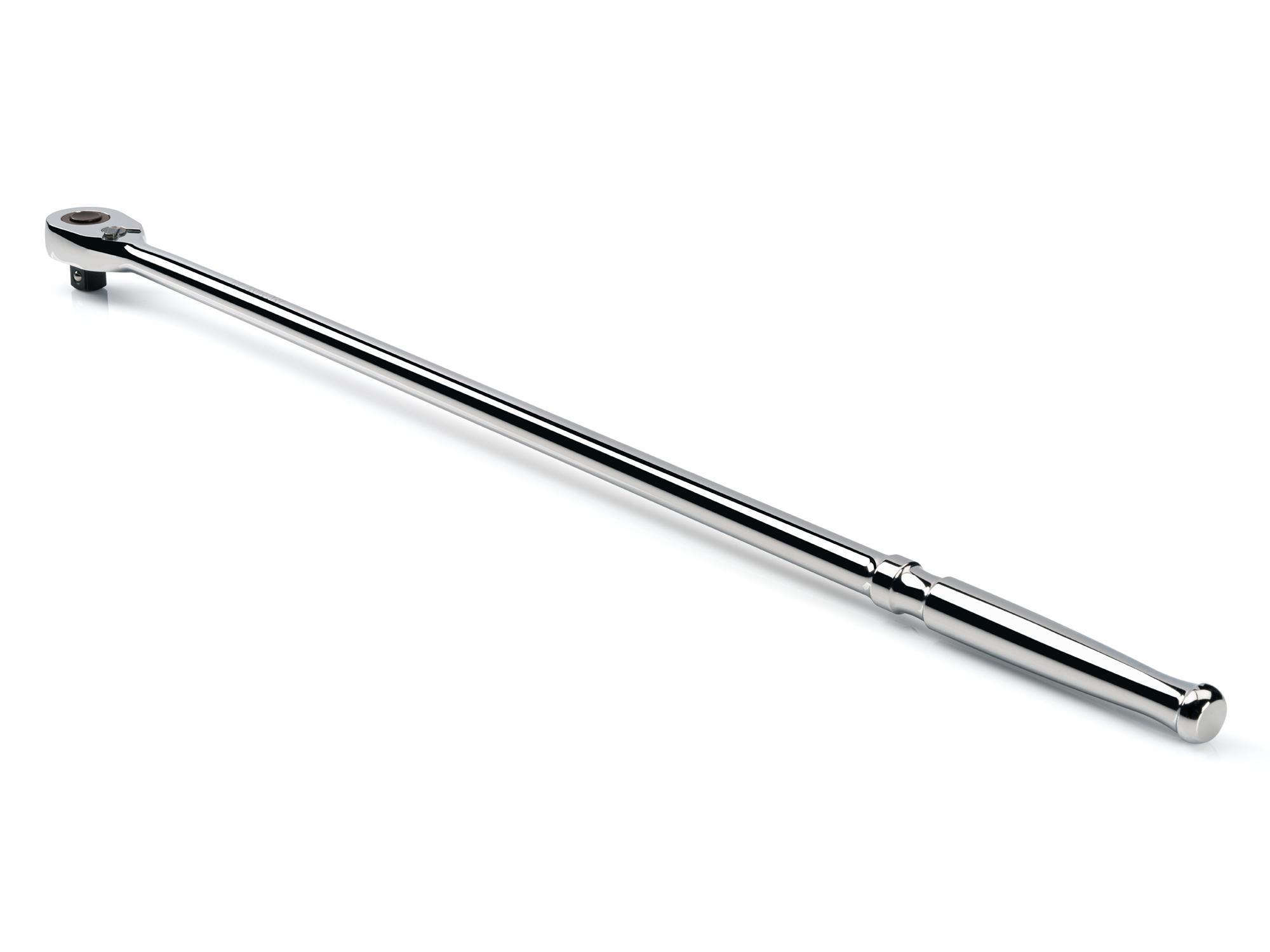 Back angle view of Tekton 24 inch ratchet. Item #SRH11224