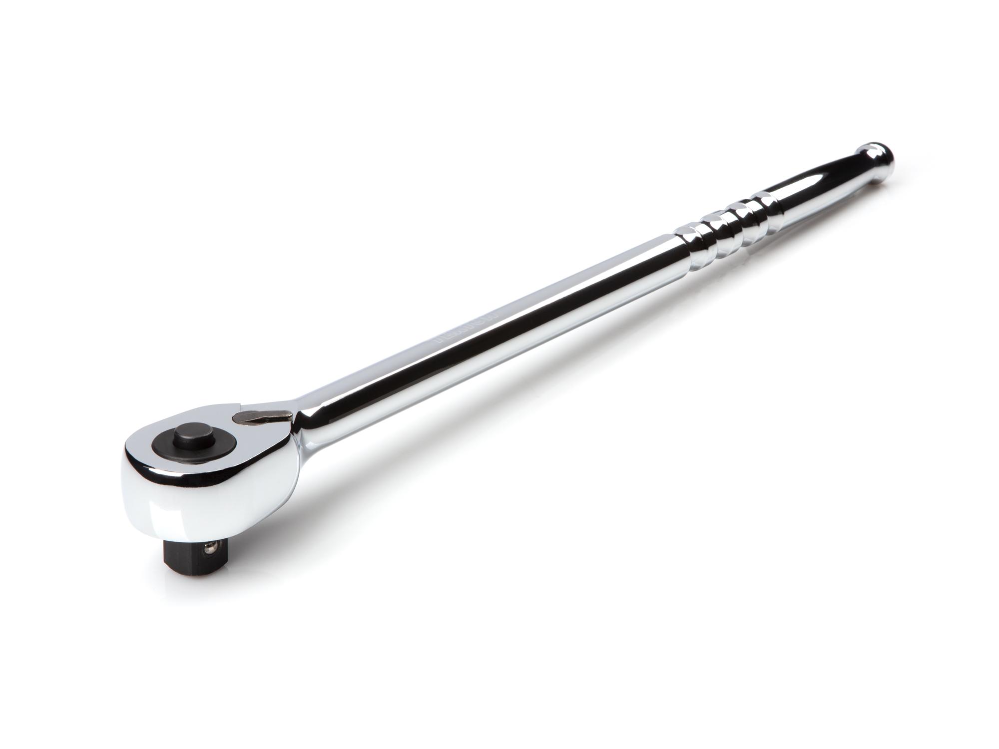 Front-right angle view of Tekton 22 inch ratchet. Item #SRH11322