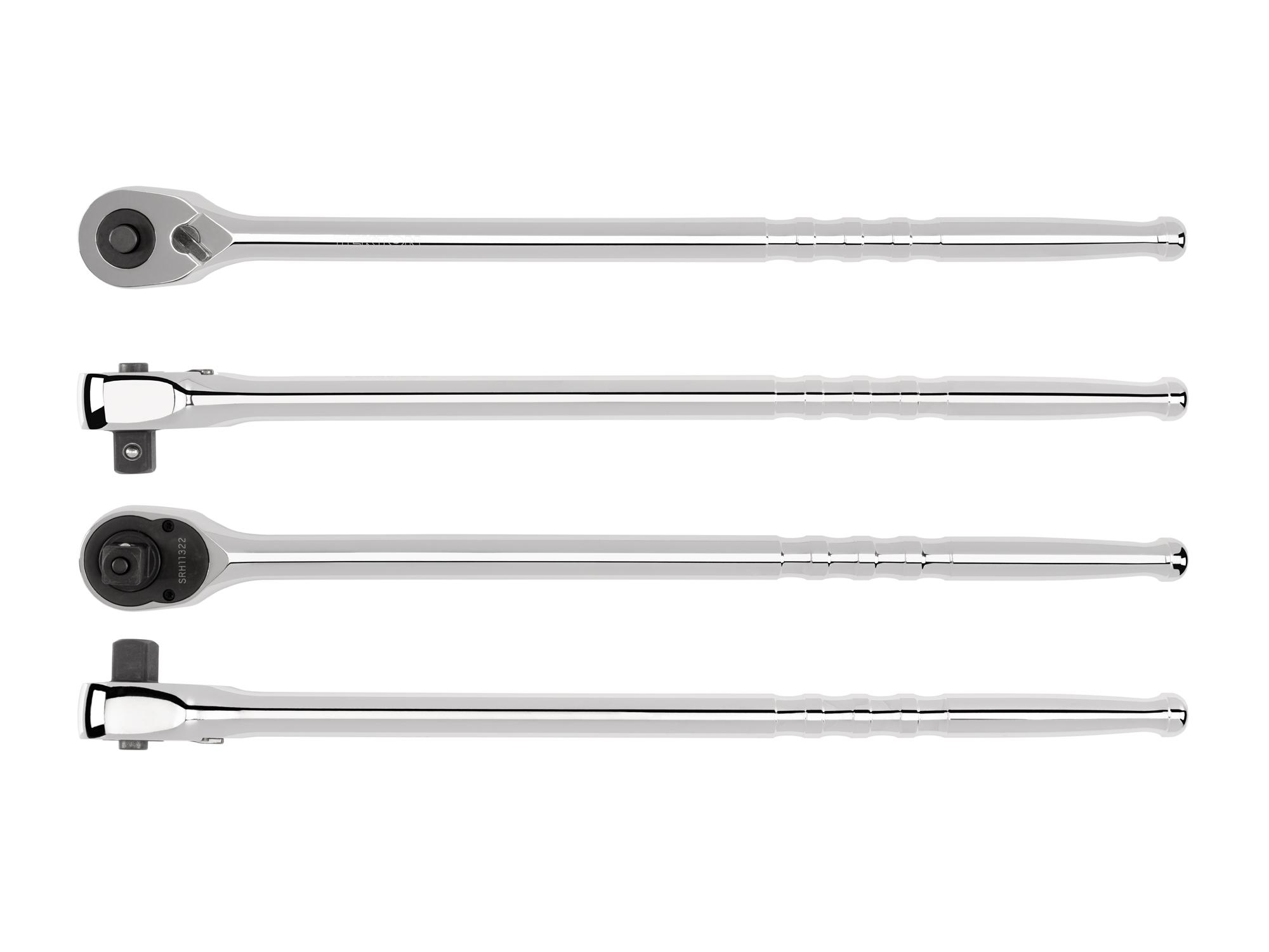 Side view of Tekton 22 inch ratchet. Item #SRH11322