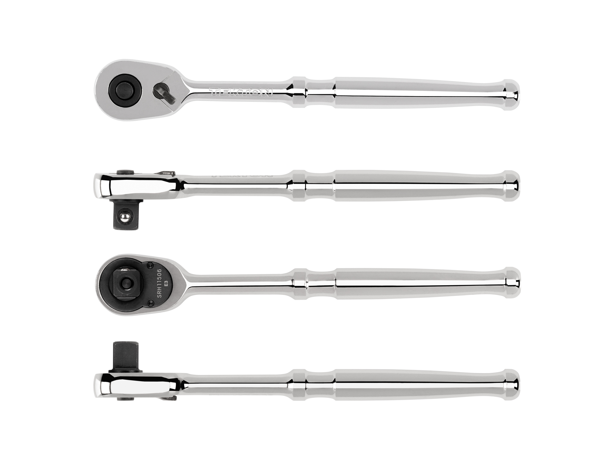 3/8 Inch Drive x 6 Inch Quick-Release Small Body Ratchet | TEKTON