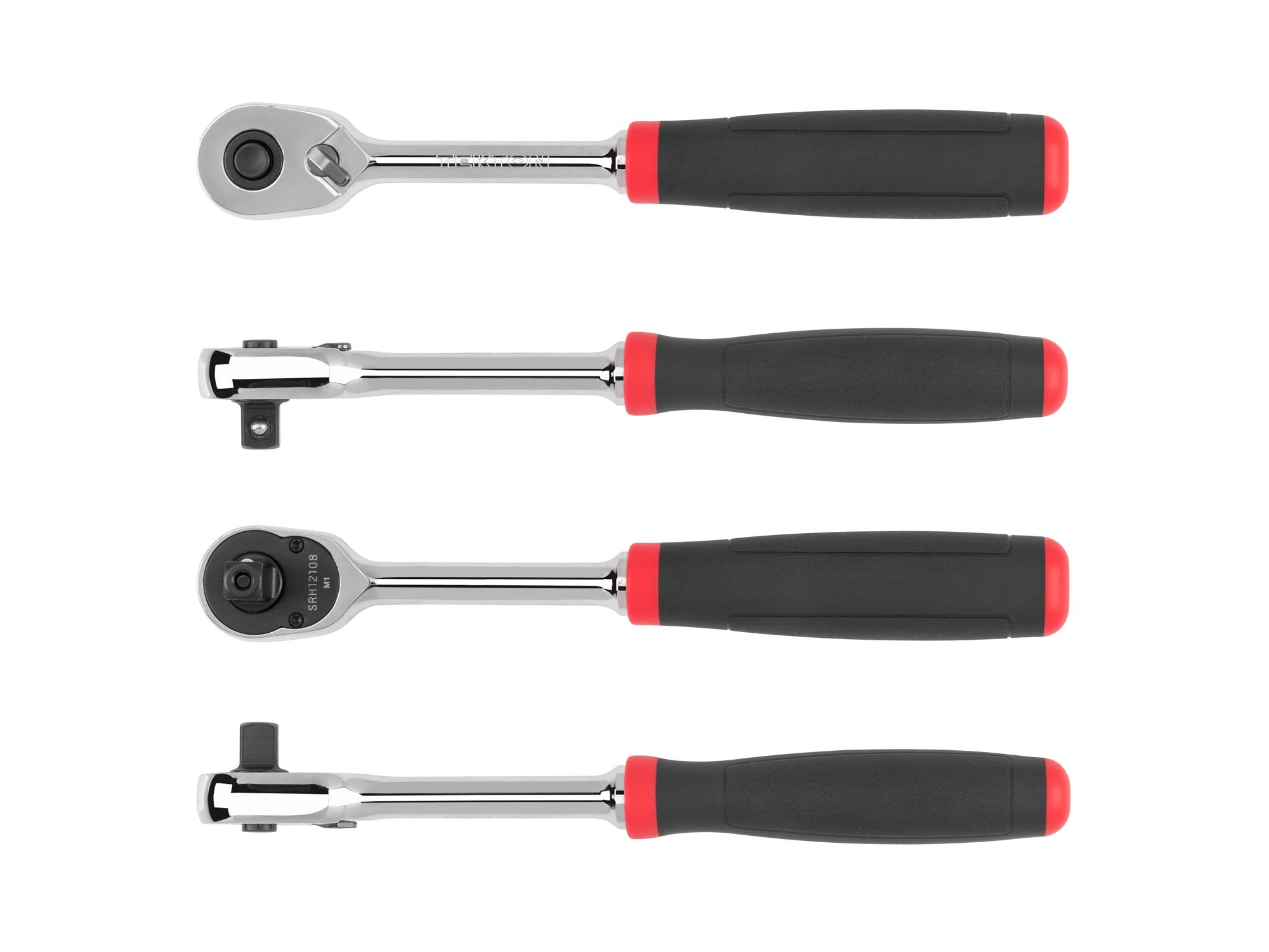 Side view of Tekton 8 inch ratchet. Item #SRH12108