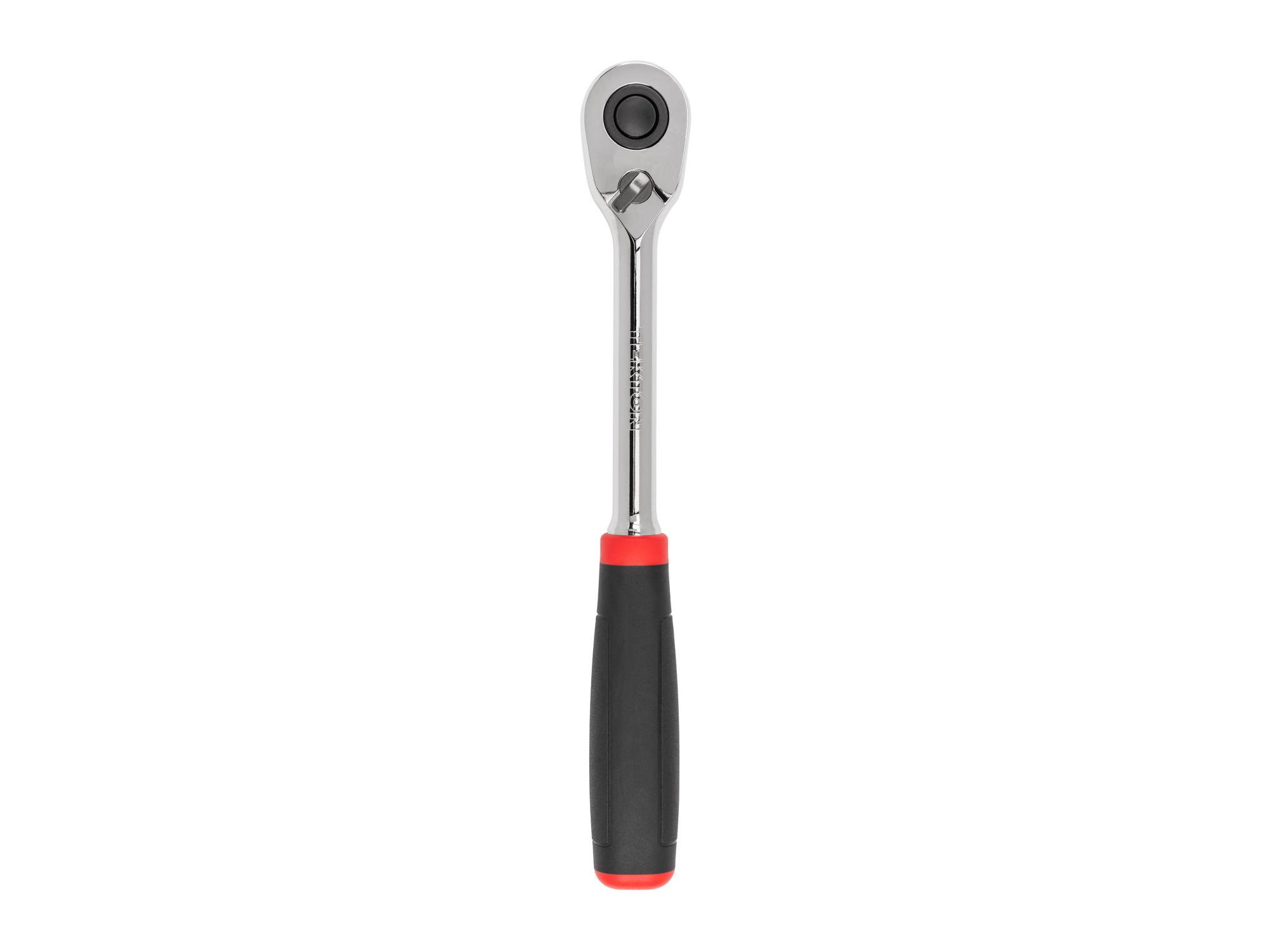 Front view of Tekton 10 1/2 inch ratchet. Item #SRH12210