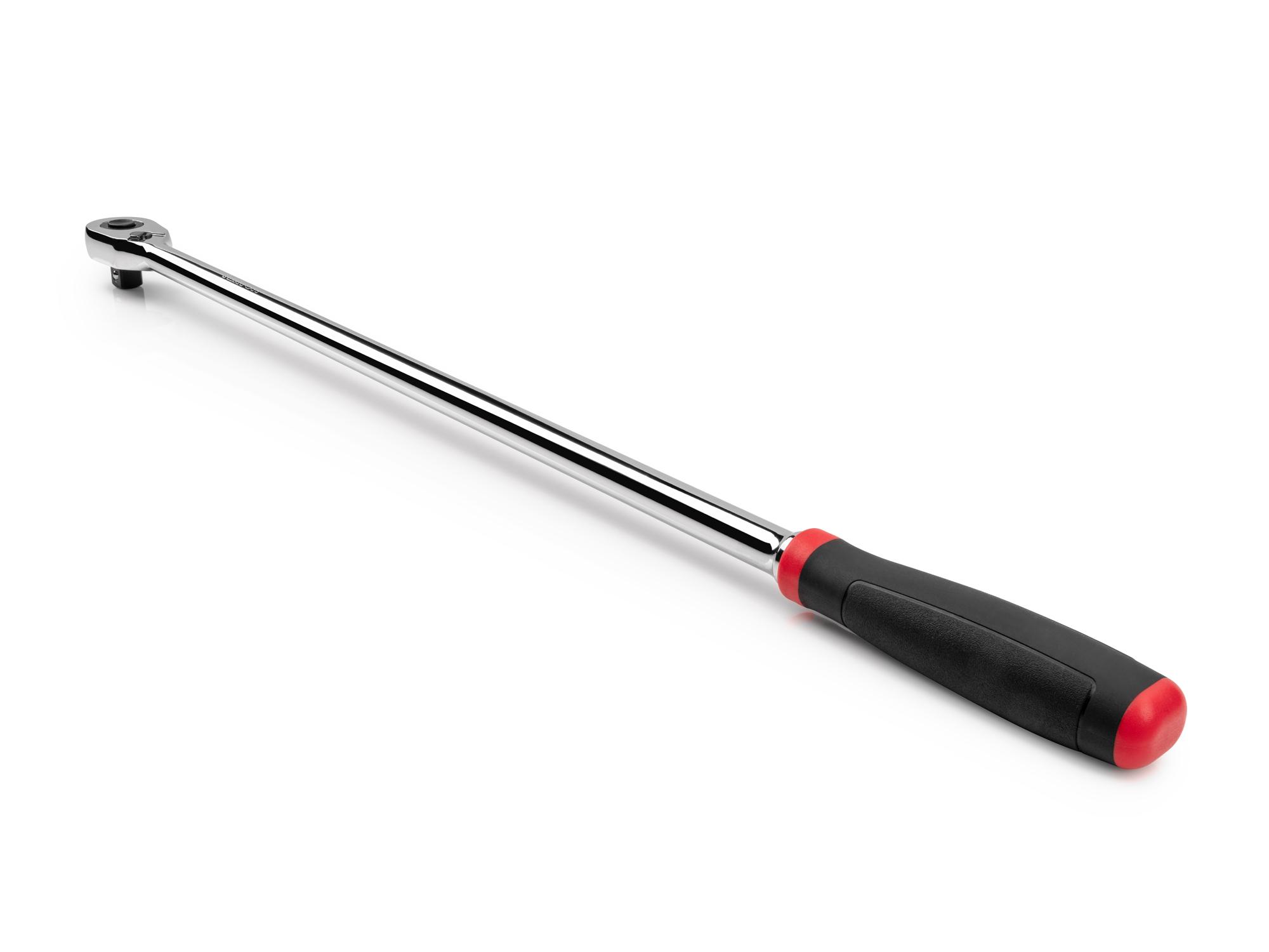 Back angle view of Tekton 24 inch ratchet. Item #SRH12224