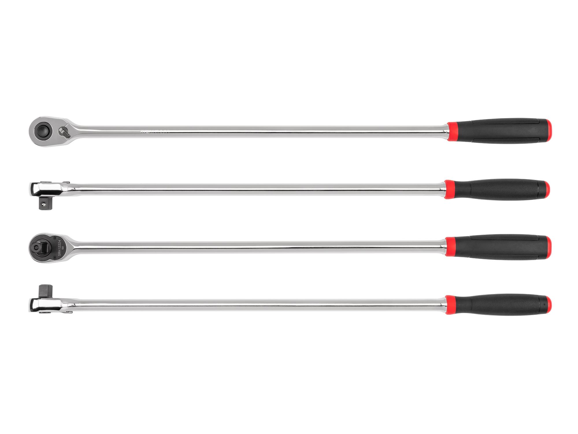 Side view of Tekton 24 inch ratchet. Item #SRH12224