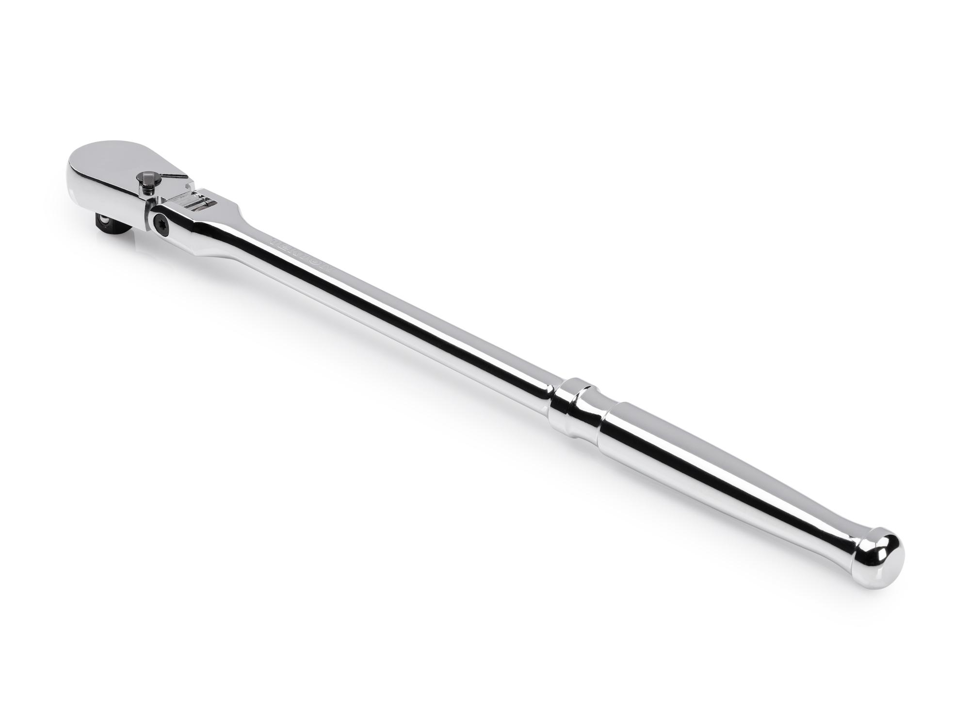 Back angle view of Tekton 12 inch ratchet. Item #SRH21112