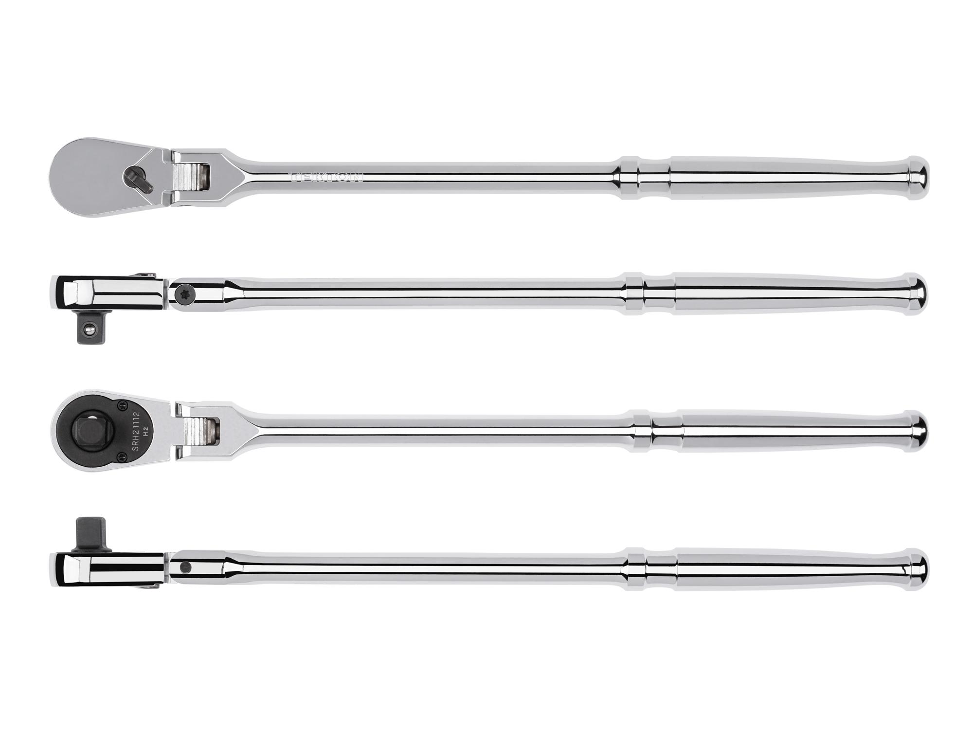 Side view of Tekton 12 inch ratchet. Item #SRH21112