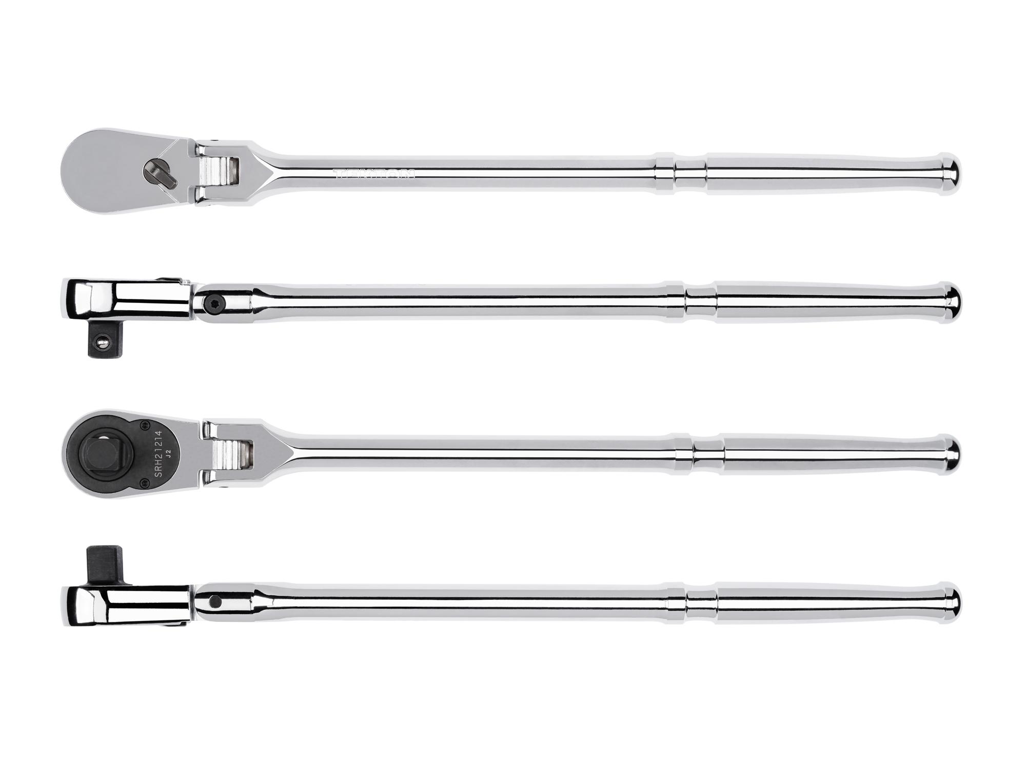 Side view of Tekton 14 inch ratchet. Item #SRH21214