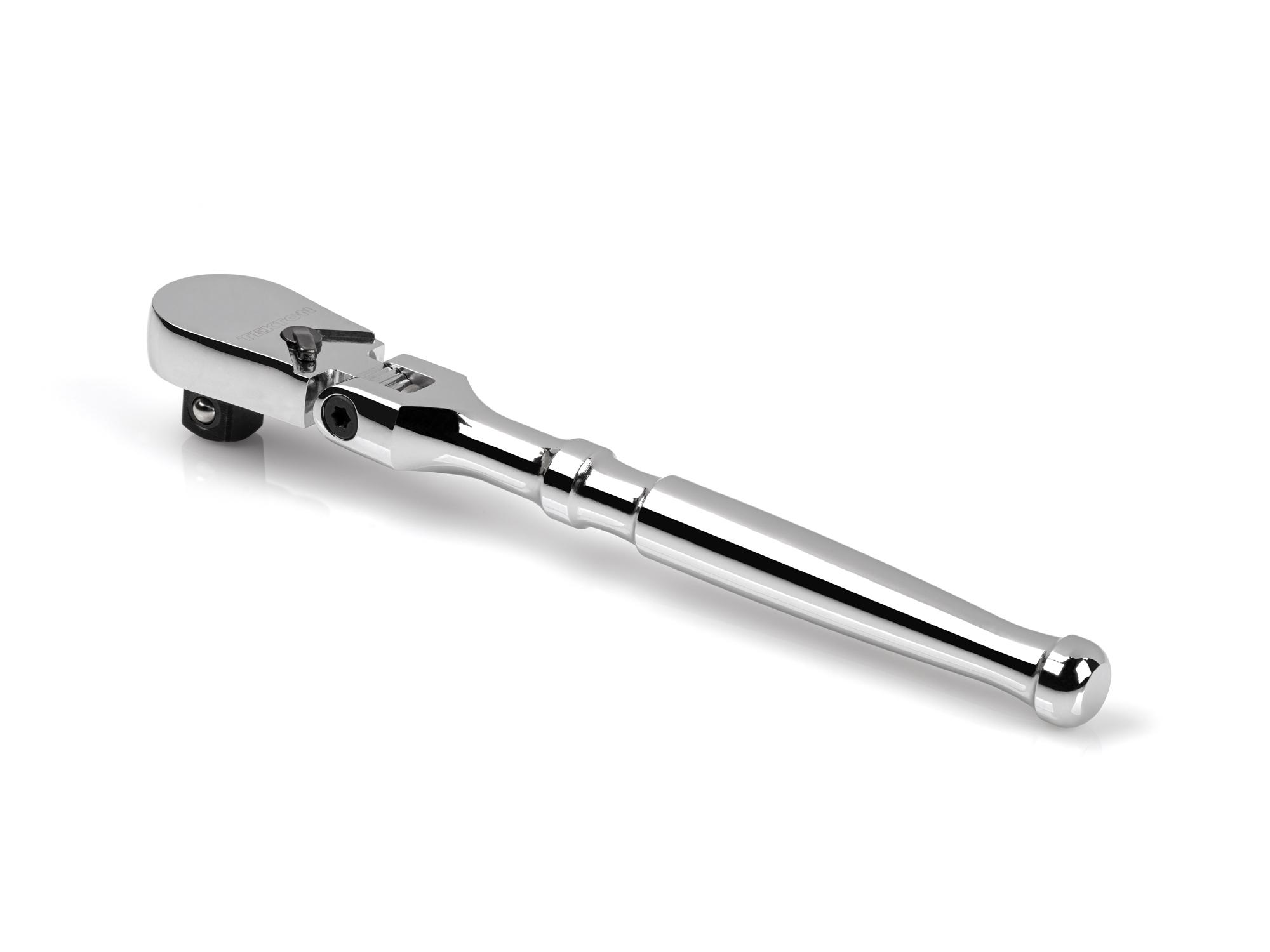 Back angle view of Tekton 6 inch ratchet. Item #SRH21506