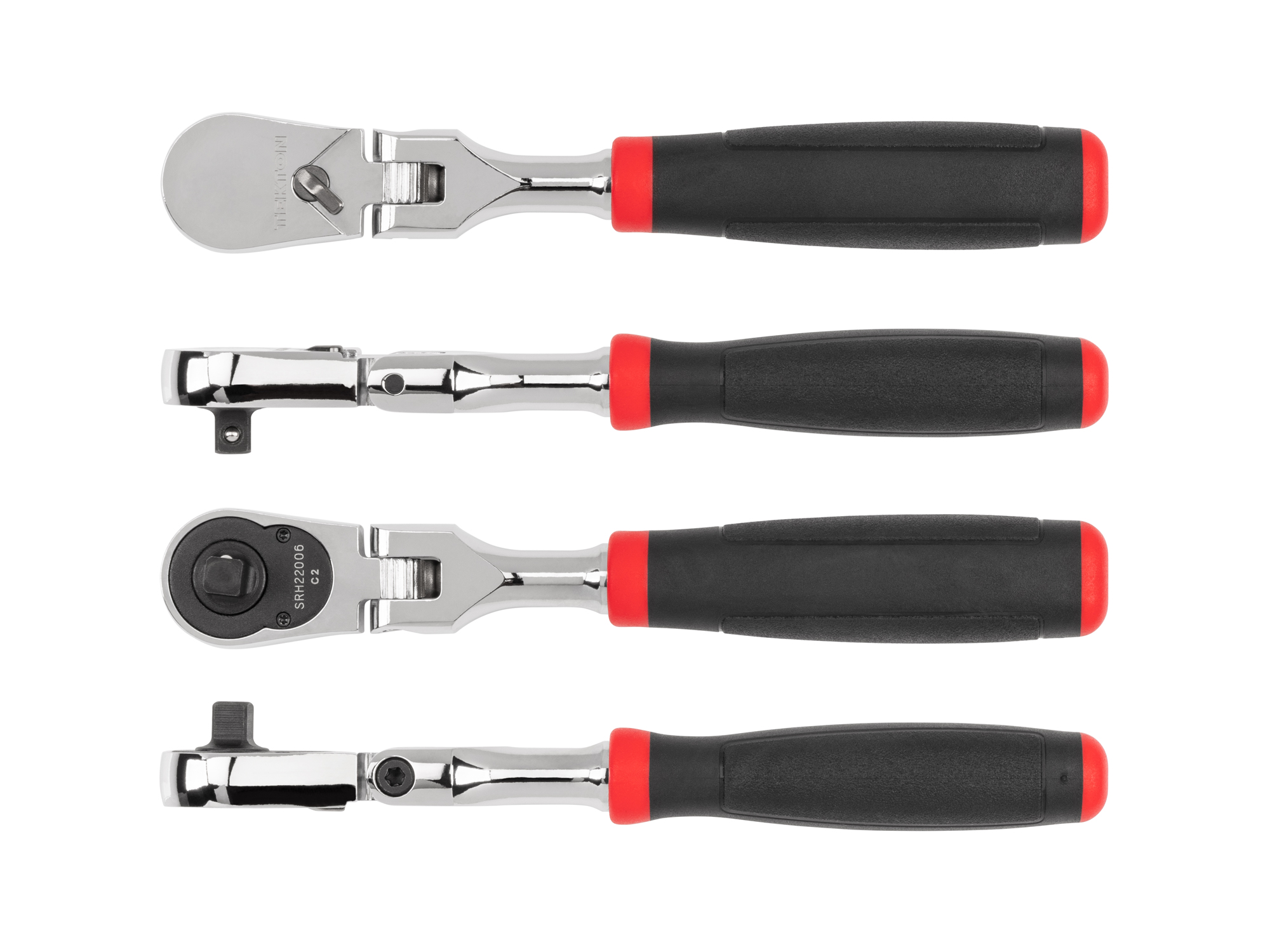 1/4 Inch Drive x 6 Inch Flex Head Comfort Grip Ratchet | TEKTON