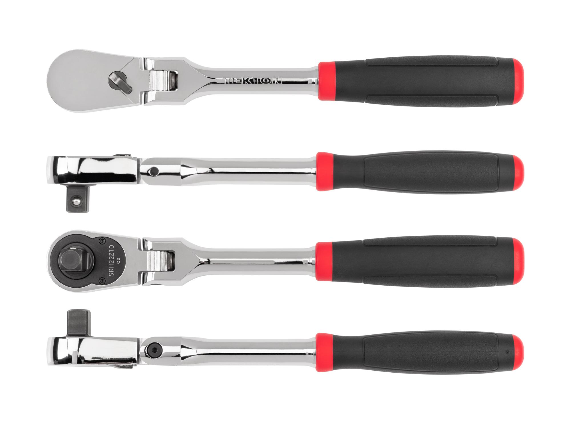 Side view of Tekton 10 1/2 inch ratchet. Item #SRH22210