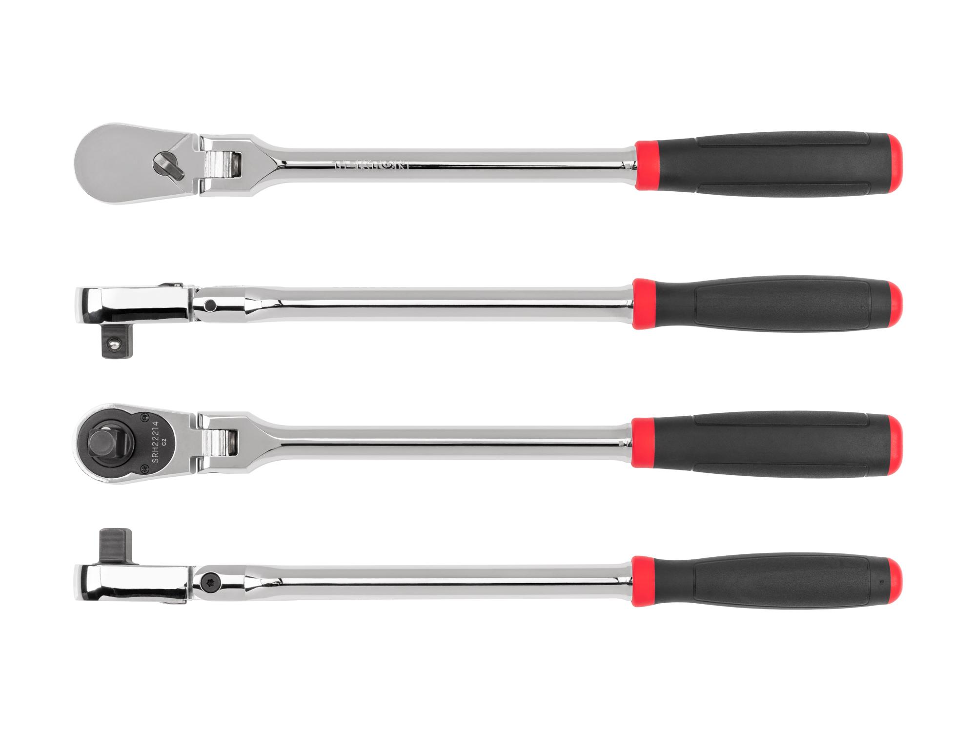 Side view of Tekton 14 inch ratchet. Item #SRH22214