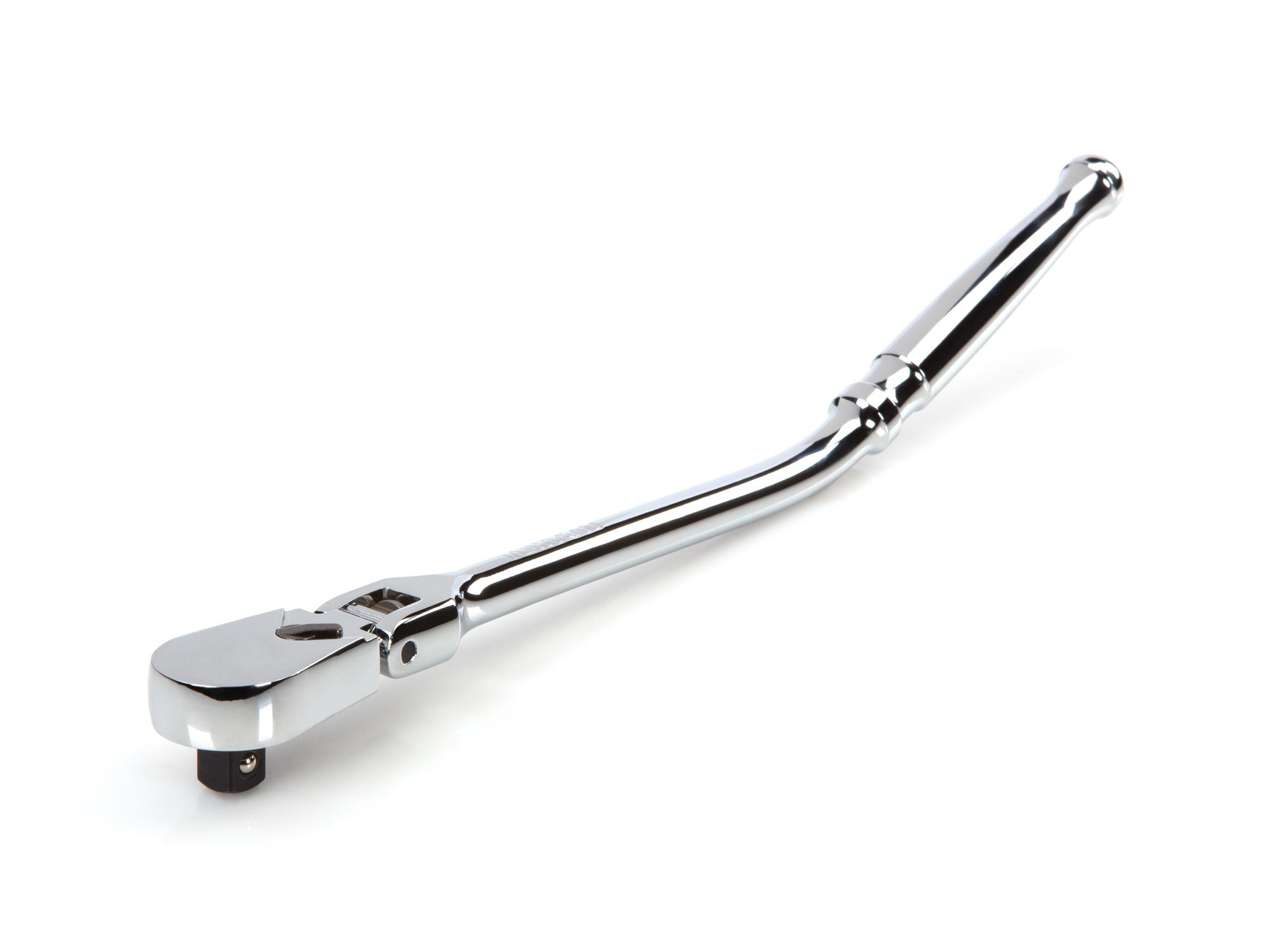 Front-right angle view of Tekton 12 inch ratchet. Item #SRH23112
