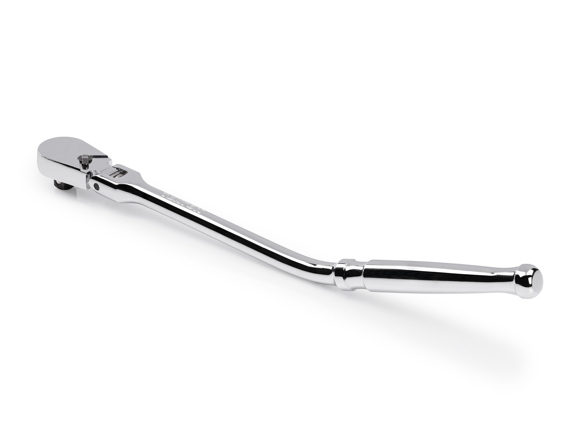 Classic non-quick-release flex head bent handle ratchet with 180-degree flex, 90-tooth gear, 4-degree swing, and ultra-compact head provide the ultimate all-access design. SRH23112.