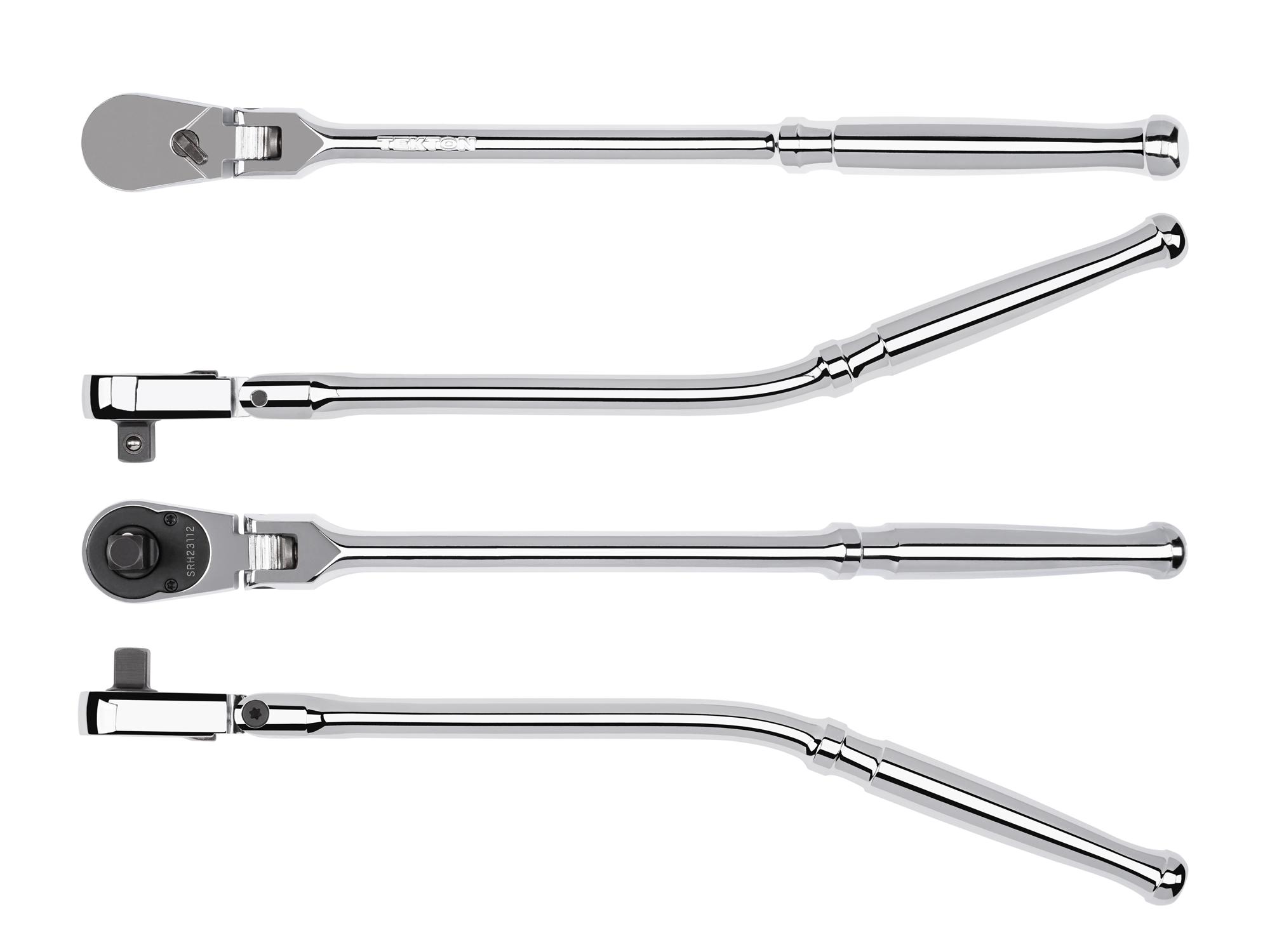 Side view of Tekton 12 inch ratchet. Item #SRH23112