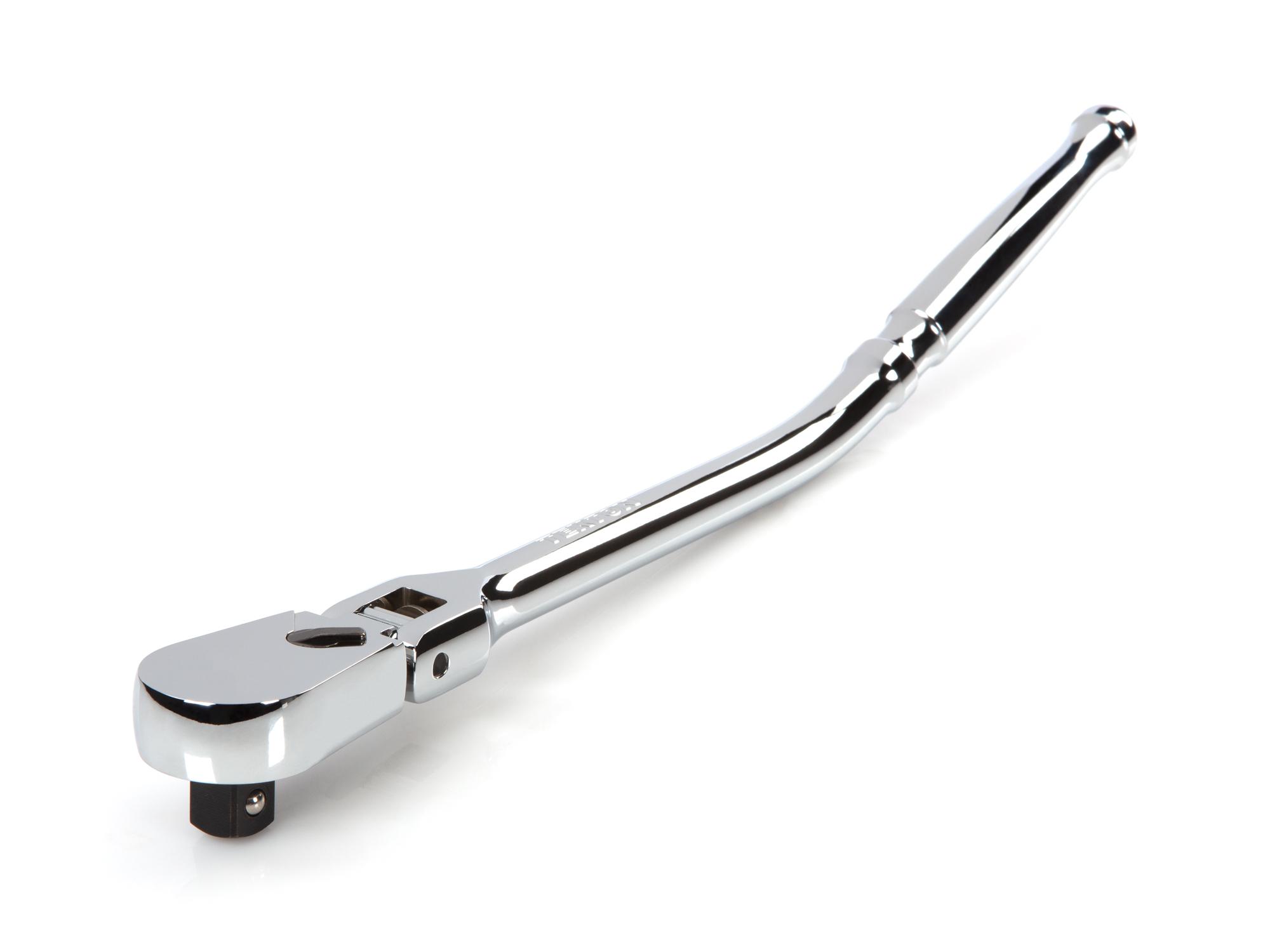 Front-right angle view of Tekton 14 inch ratchet. Item #SRH23214