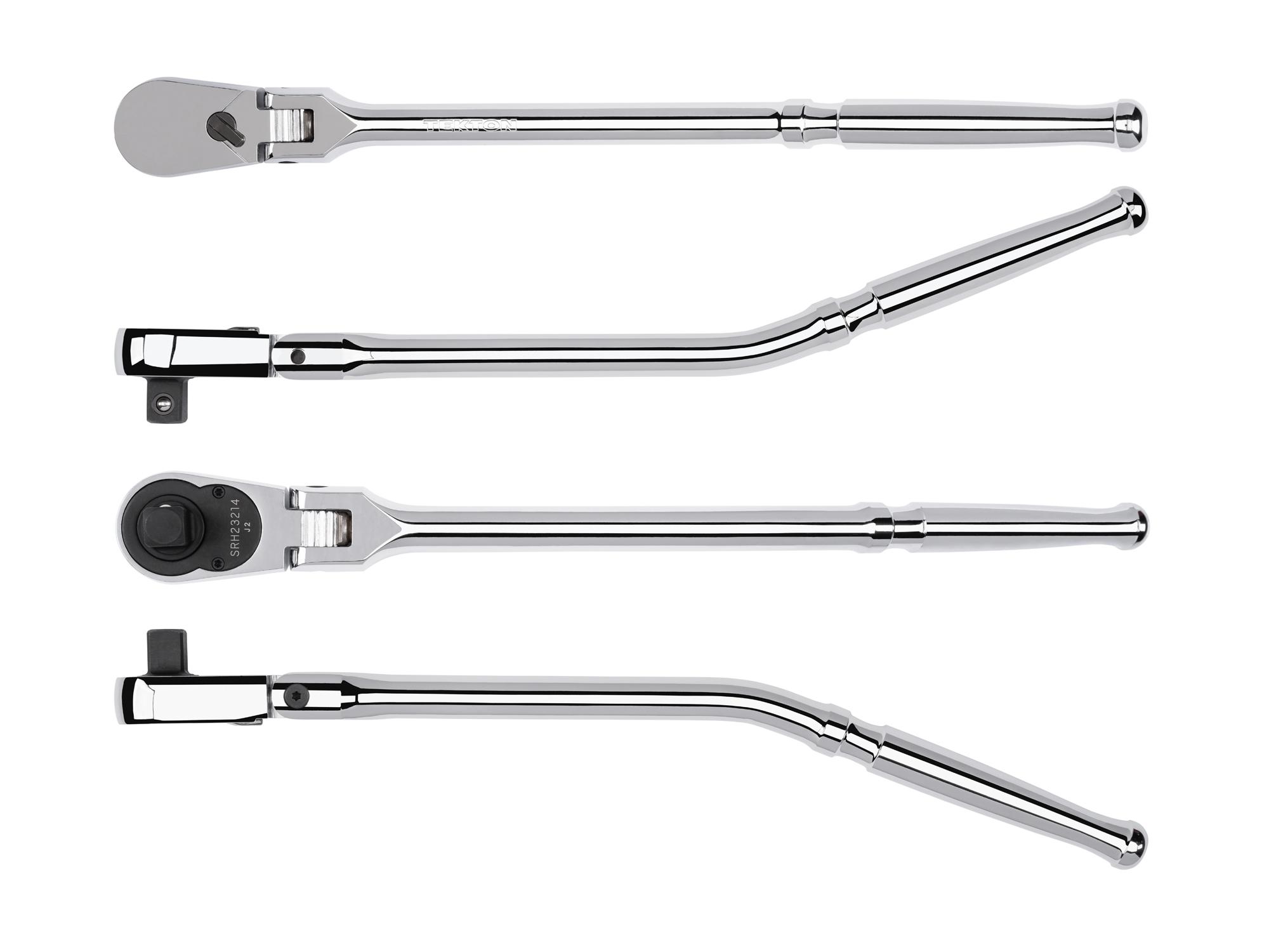 Side view of Tekton 14 inch ratchet. Item #SRH23214
