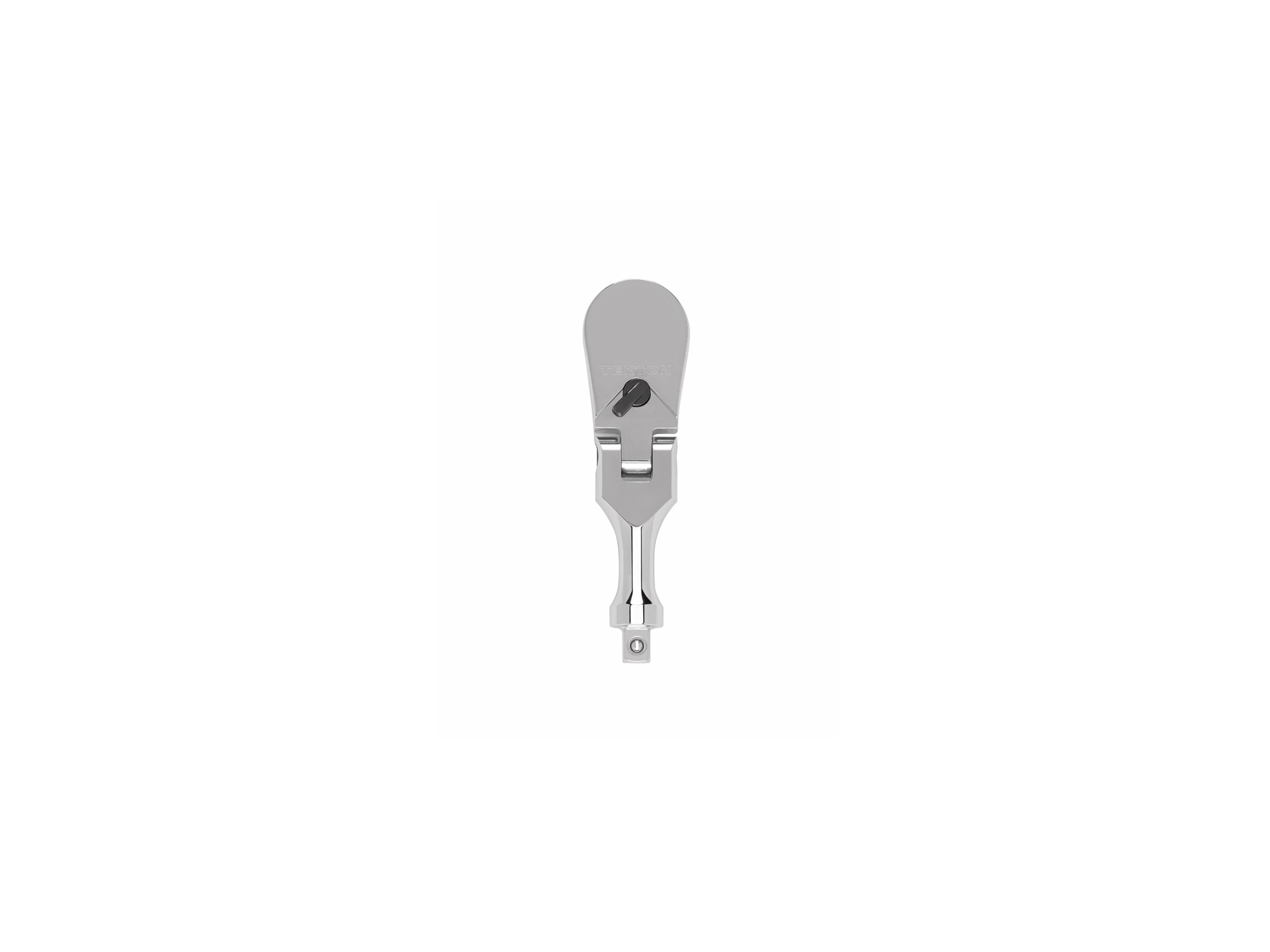 1/4 Inch Drive x 3 Inch Flex Stubby Ratchet with Handle Tang | TEKTON