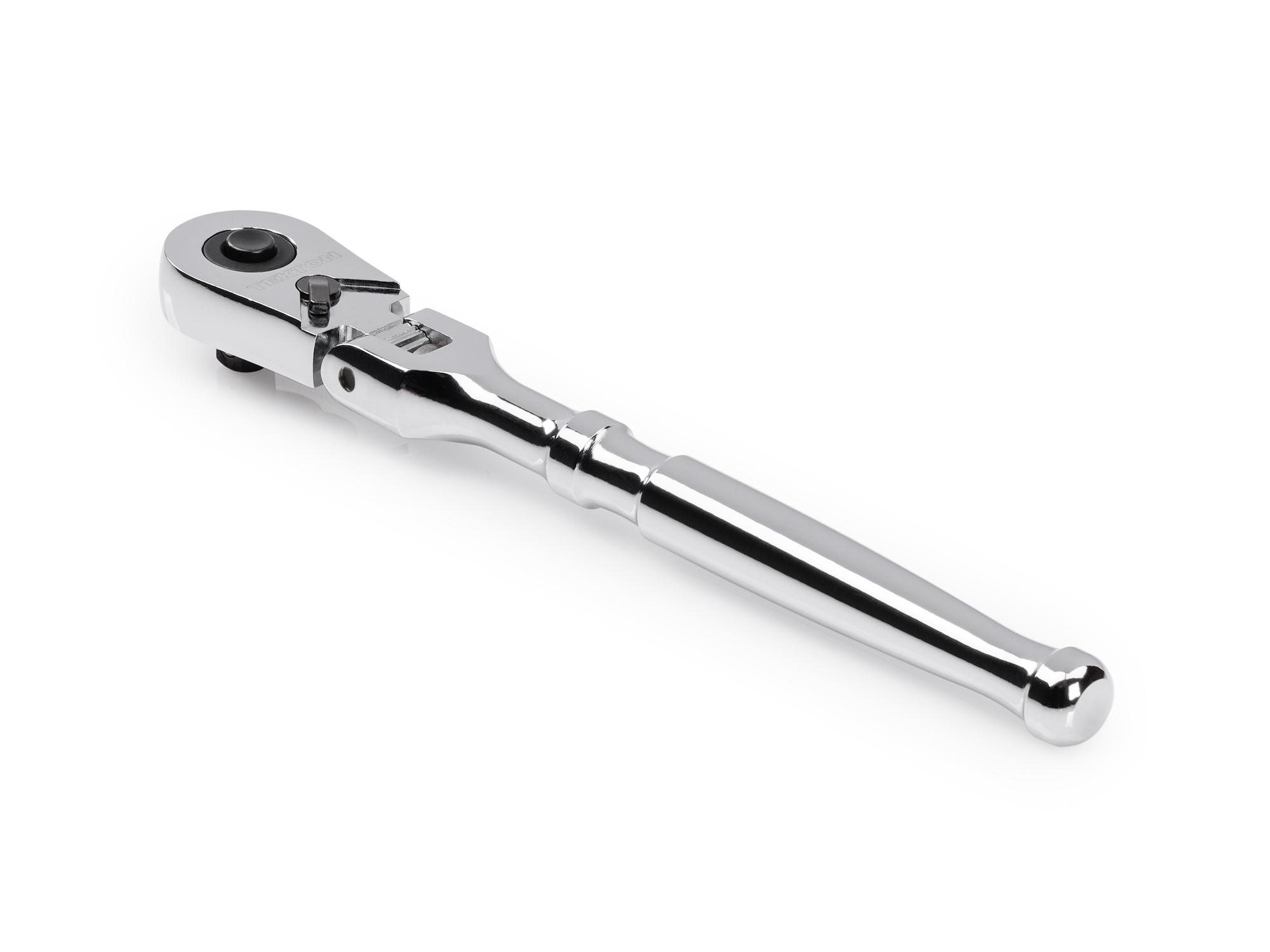 Back angle view of Tekton 6 inch ratchet. Item #SRH31006