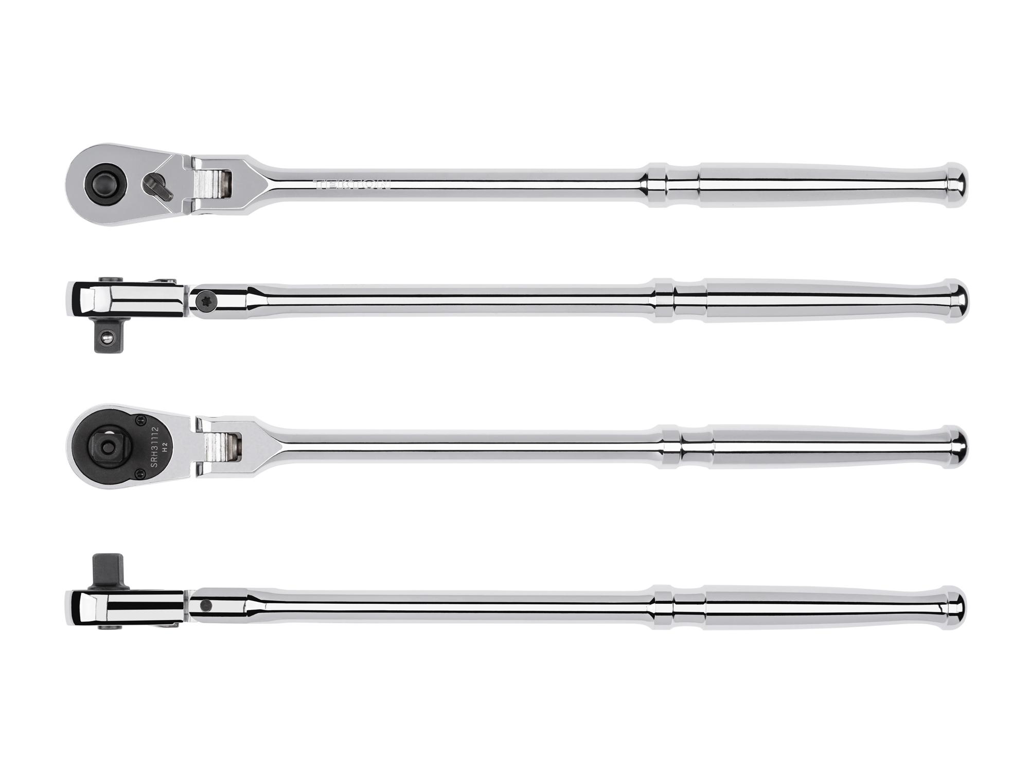 Side view of Tekton 12 inch ratchet. Item #SRH31112