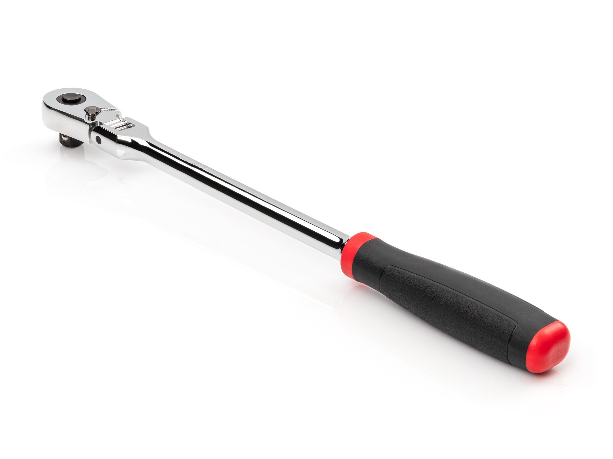 Back angle view of Tekton 12 inch ratchet. Item #SRH32112