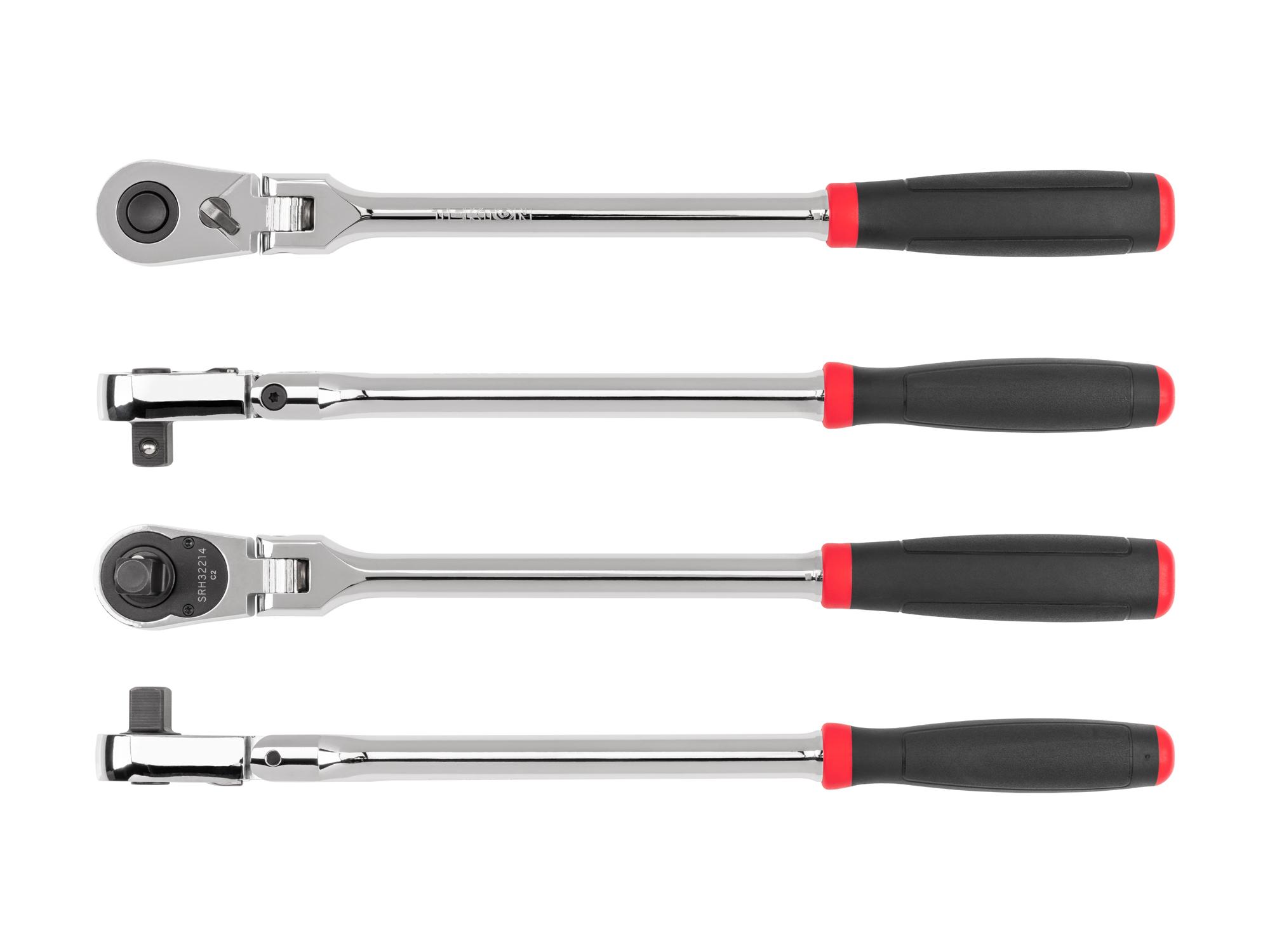 Side view of Tekton 14 inch ratchet. Item #SRH32214