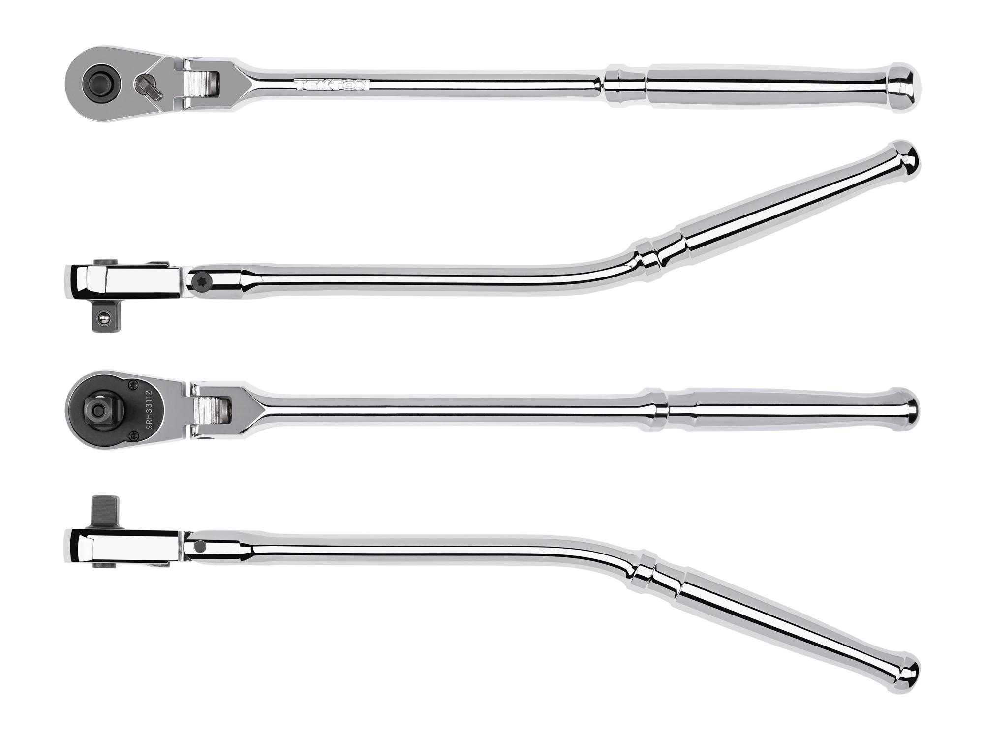Side view of Tekton 12 inch ratchet. Item #SRH33112