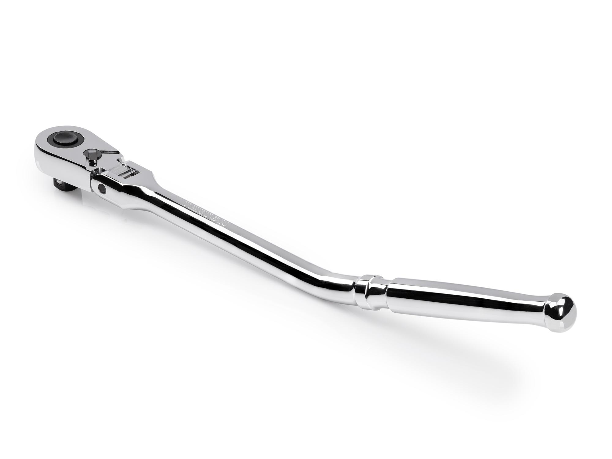 Back angle view of Tekton 14 inch ratchet. Item #SRH33214