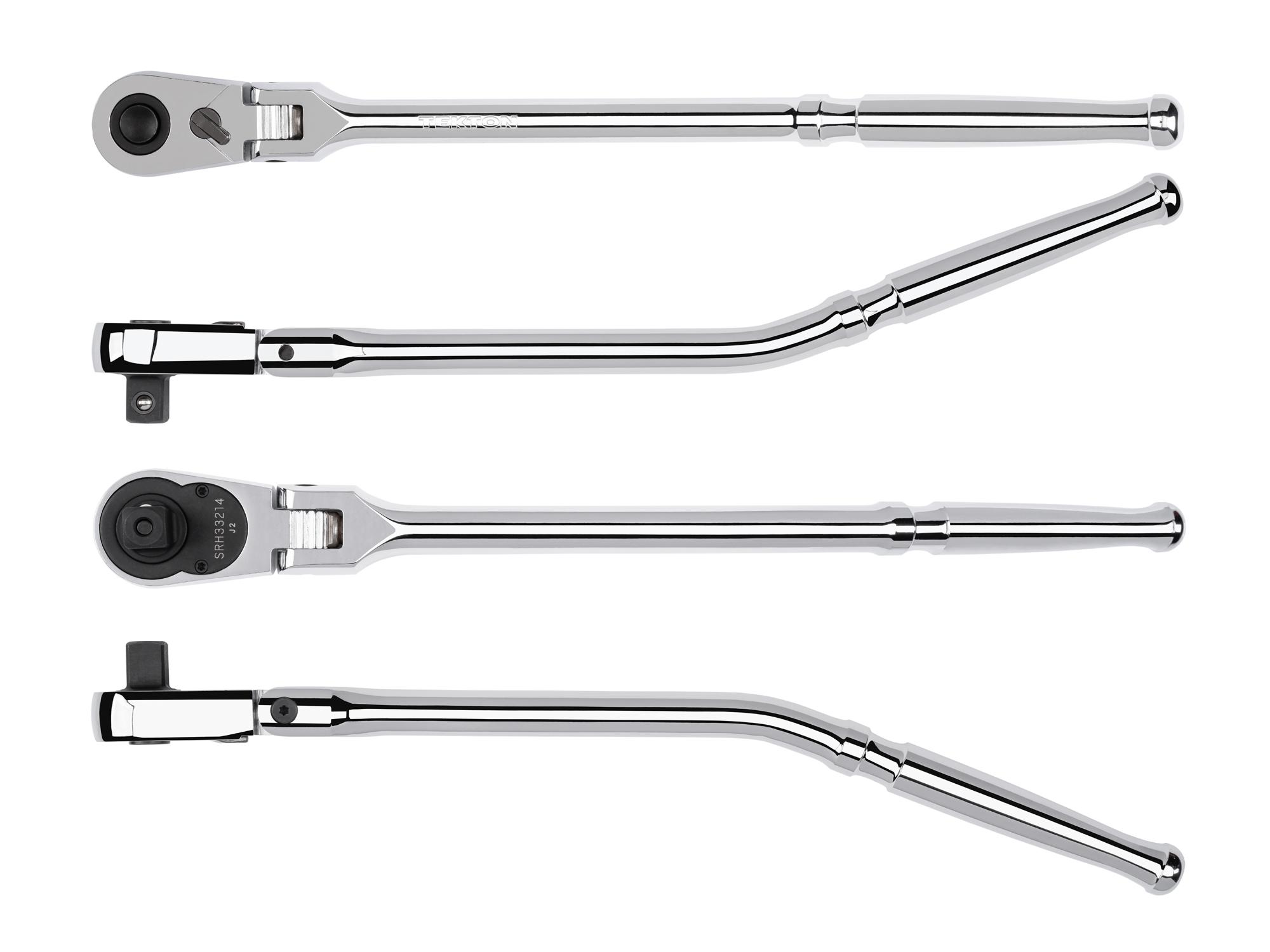 Side view of Tekton 14 inch ratchet. Item #SRH33214