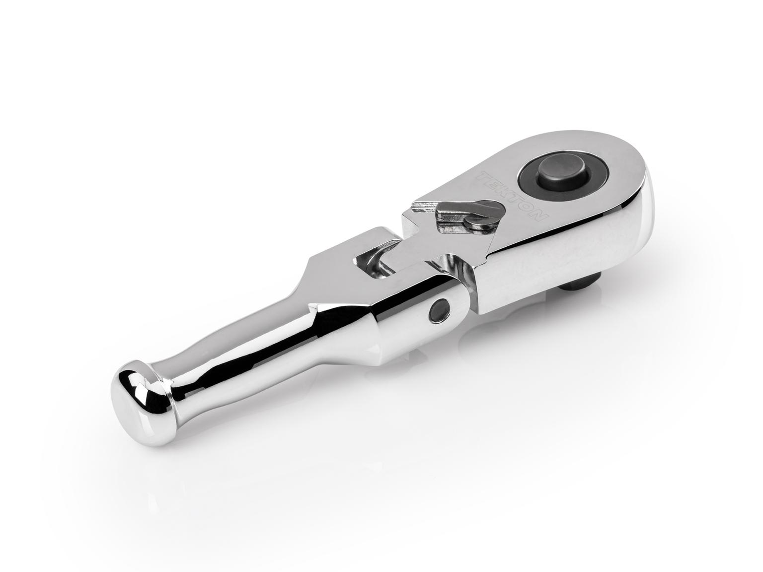 Back angle view of Tekton 3 inch ratchet. Item #SRH36003