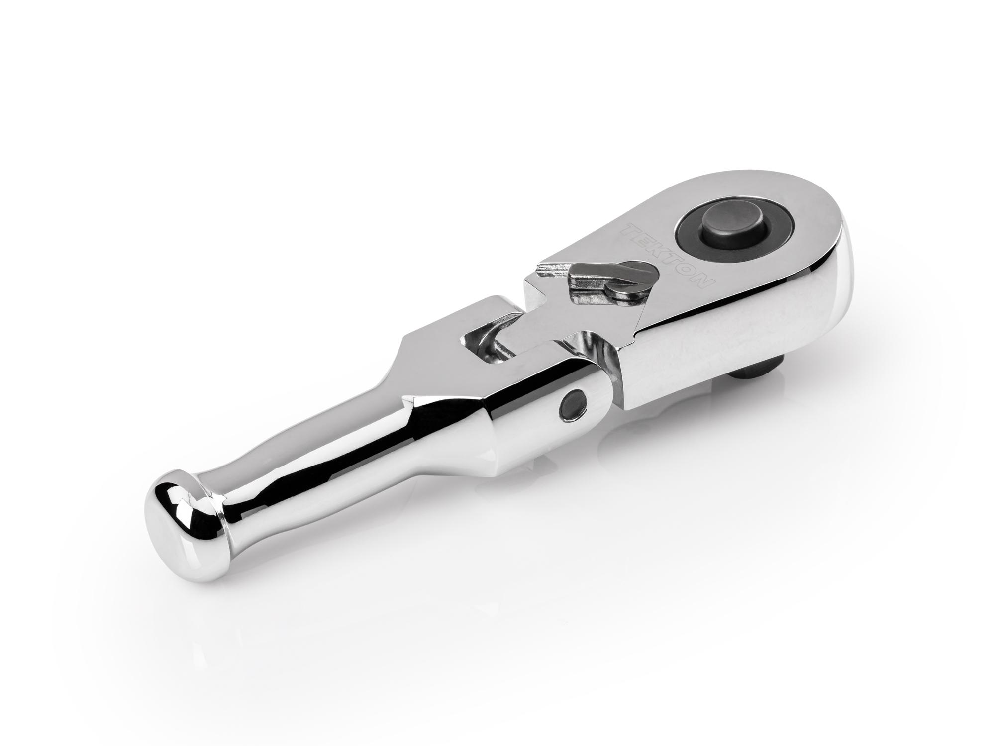 Back angle view of Tekton 3 inch ratchet. Item #SRH36003