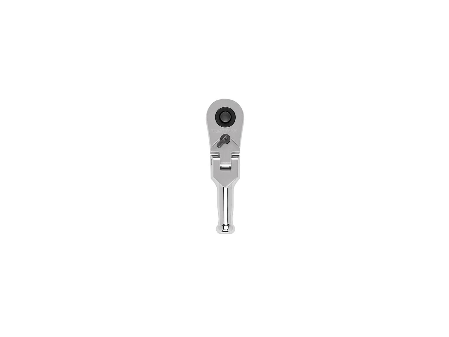 TEKTON 1/4 Inch Drive x 3 Inch Flex Head Quick-Release Stubby Ratchet
