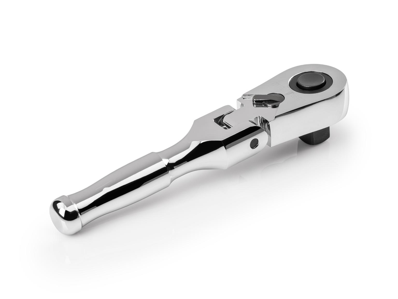 Back angle view of Tekton 6 inch ratchet. Item #SRH36206