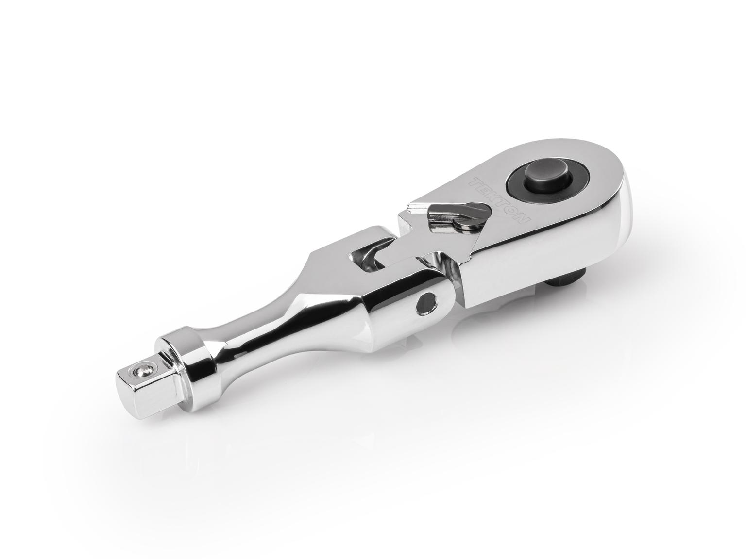 Back angle view of Tekton 3 inch ratchet. Item #SRH38003