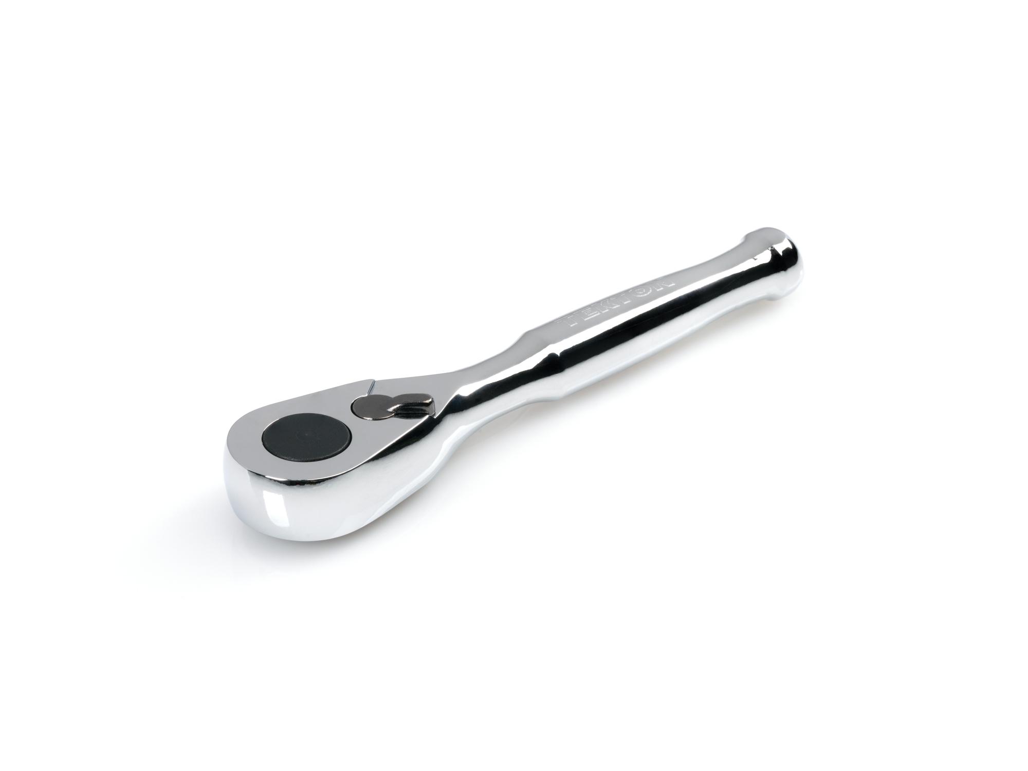 Front-right angle view of Tekton 3 inch ratchet. Item #SRH71003