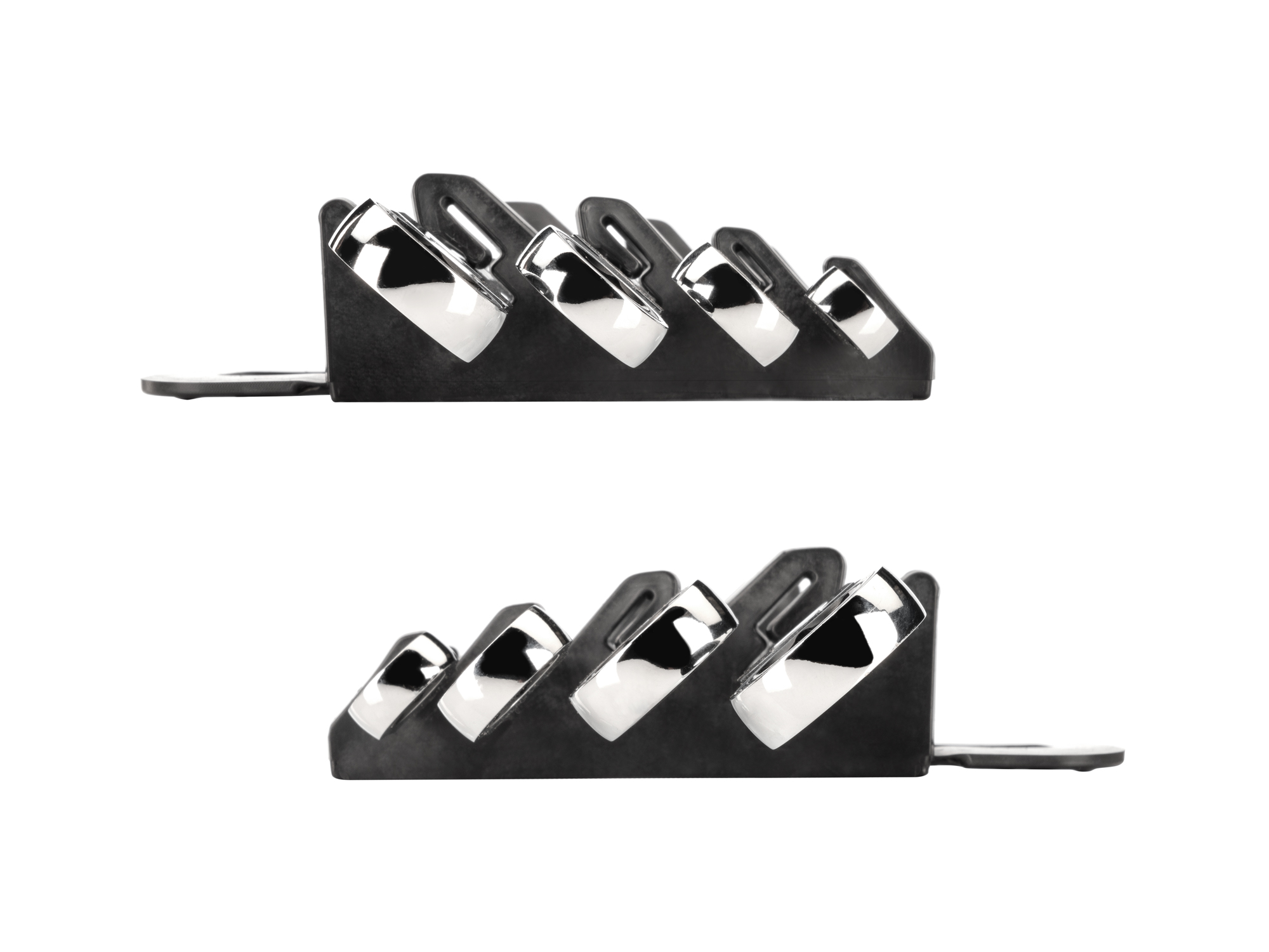 Front-right angle view of Tekton holder ratcheting box end wrench set. Item #WRN77062