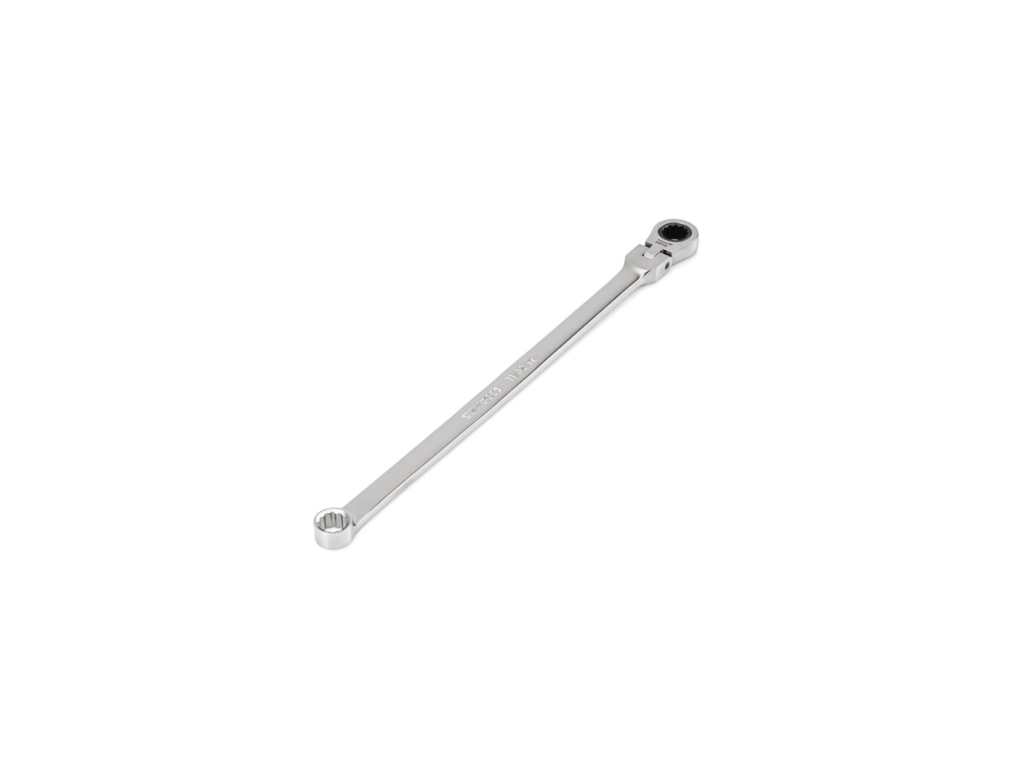 TEKTON 11/32 Inch Long Fixed/Flex Head 12-Point Ratcheting Box End Wrench